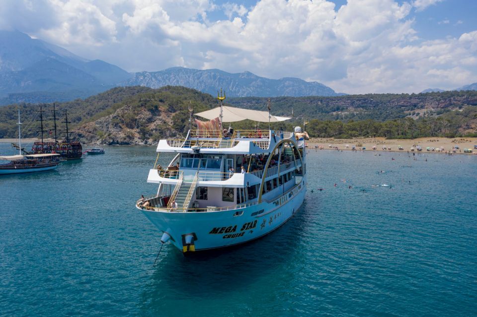 Kemer Mega Star Yacht Tour with BBQ Lunch & Roundtrip Transfer