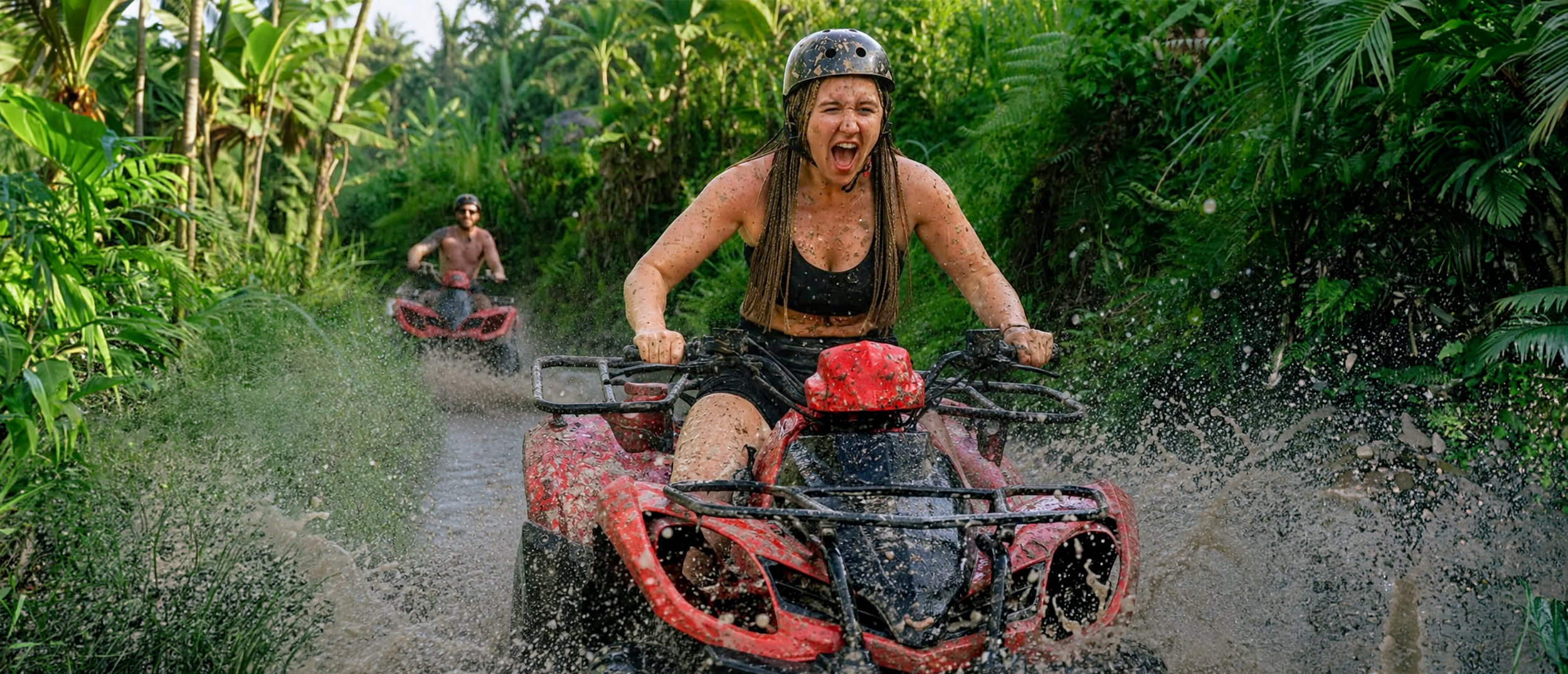 Ubud ATV Quad Bike Ride – Jungle, River & Tunnel | Alamelu Bali ATV