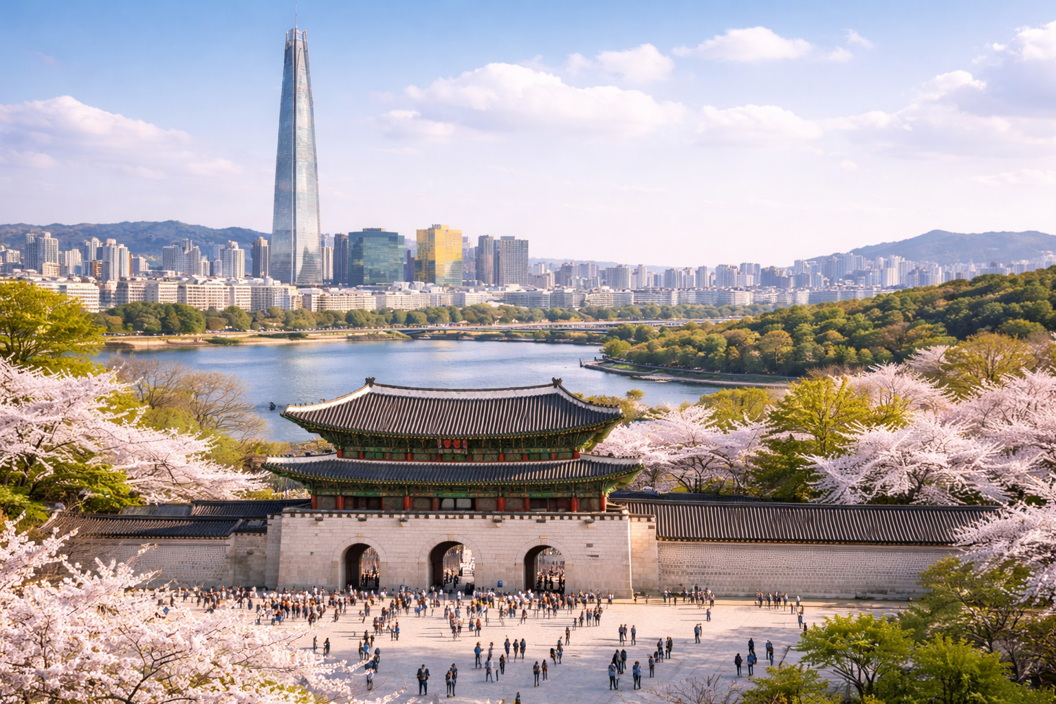 Seoul Highlights | Royal Palaces, Seoul Sky, Starfield, Seongsu