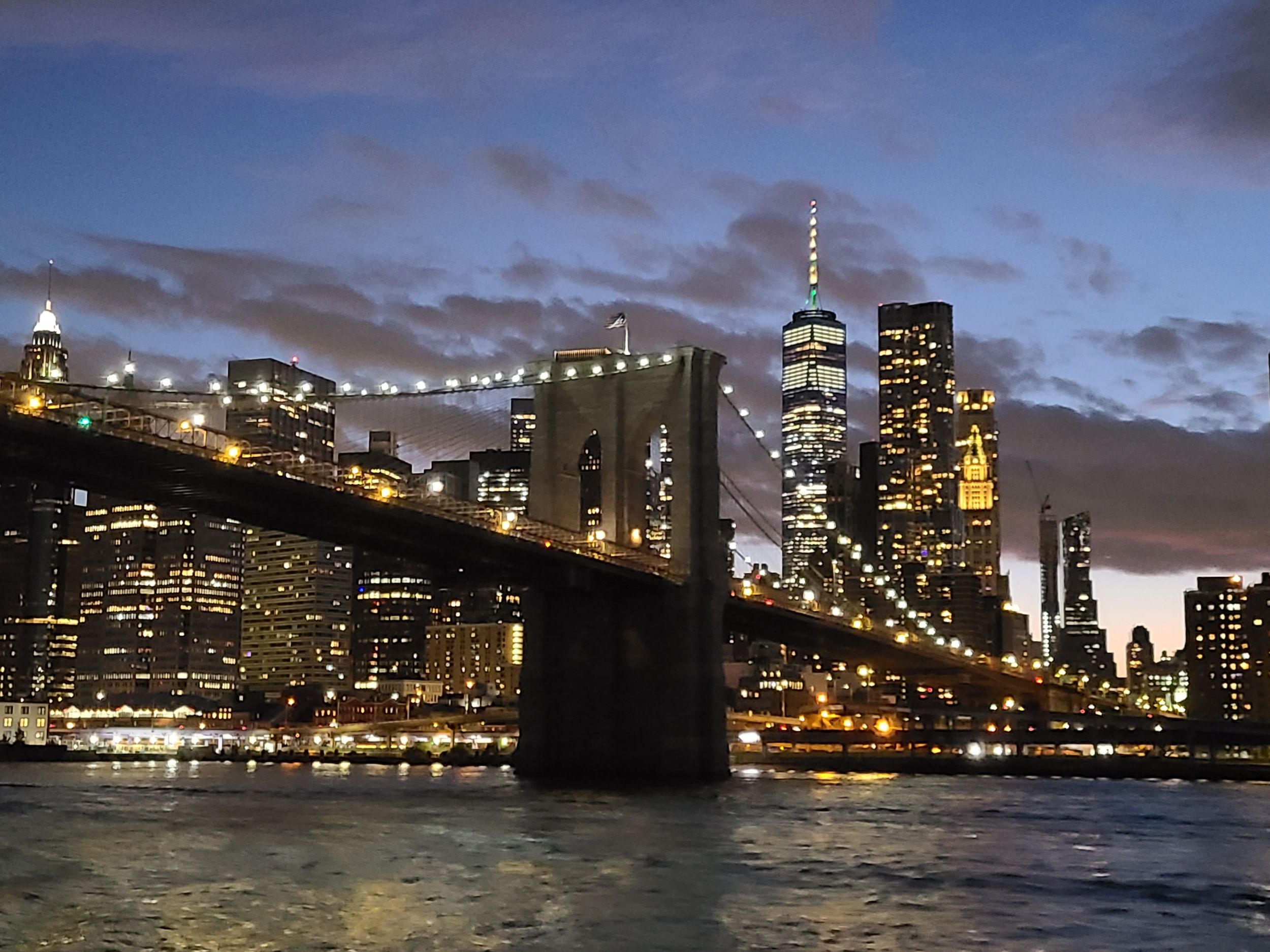 紐約：90分鐘曼哈頓天際線和自由女神像夜間遊船