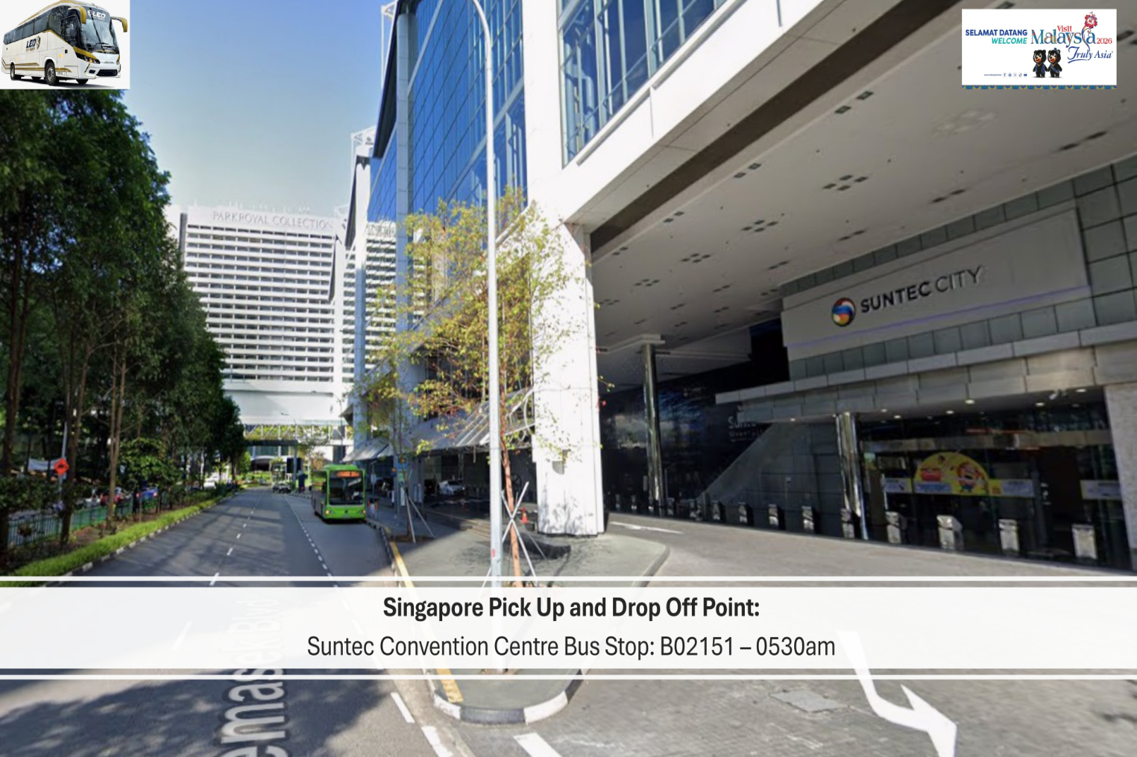 Suntec Convention Centre Bus Stop: B02151