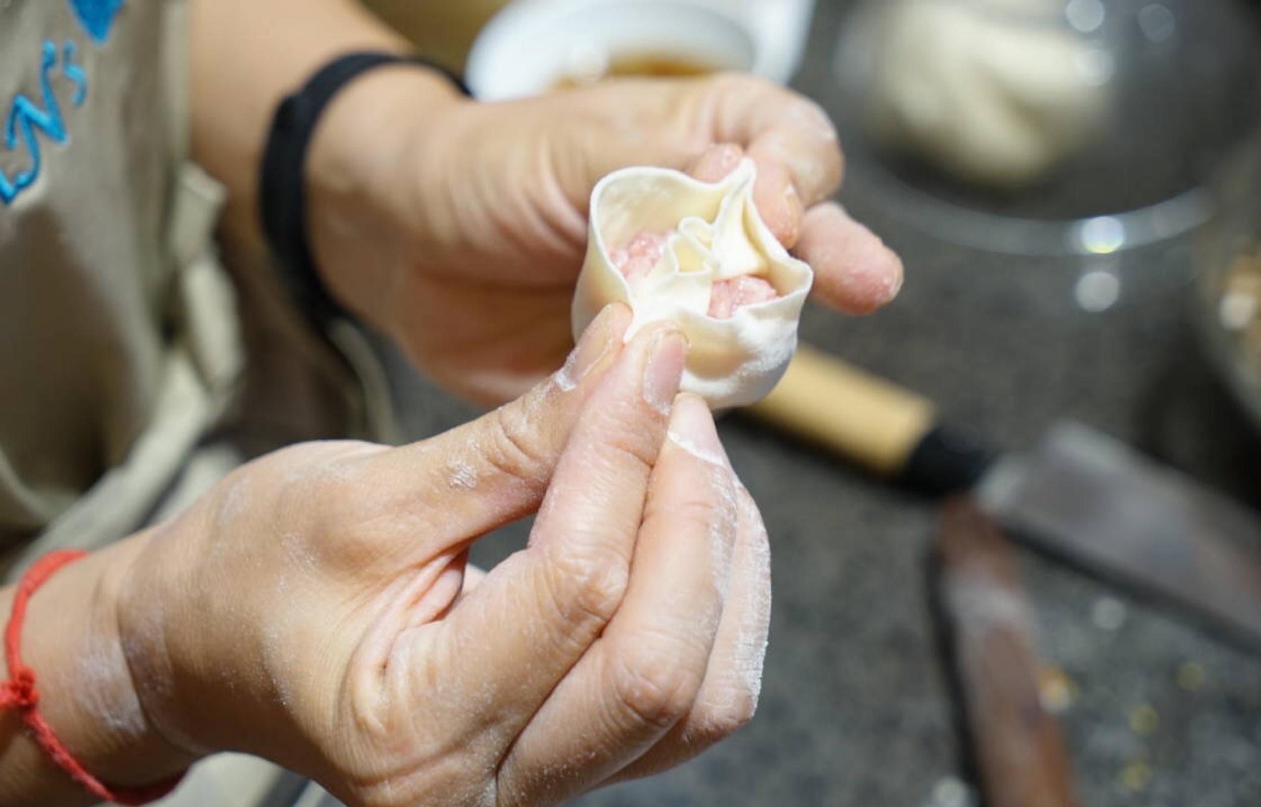 Dumpling making experience