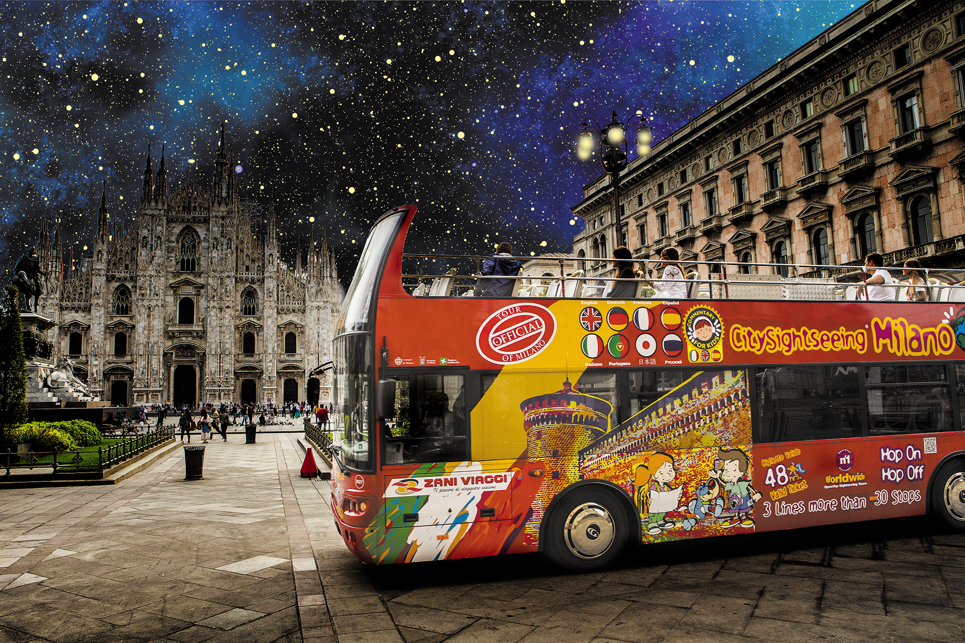 Milan City Hop-On Hop-Off Tour