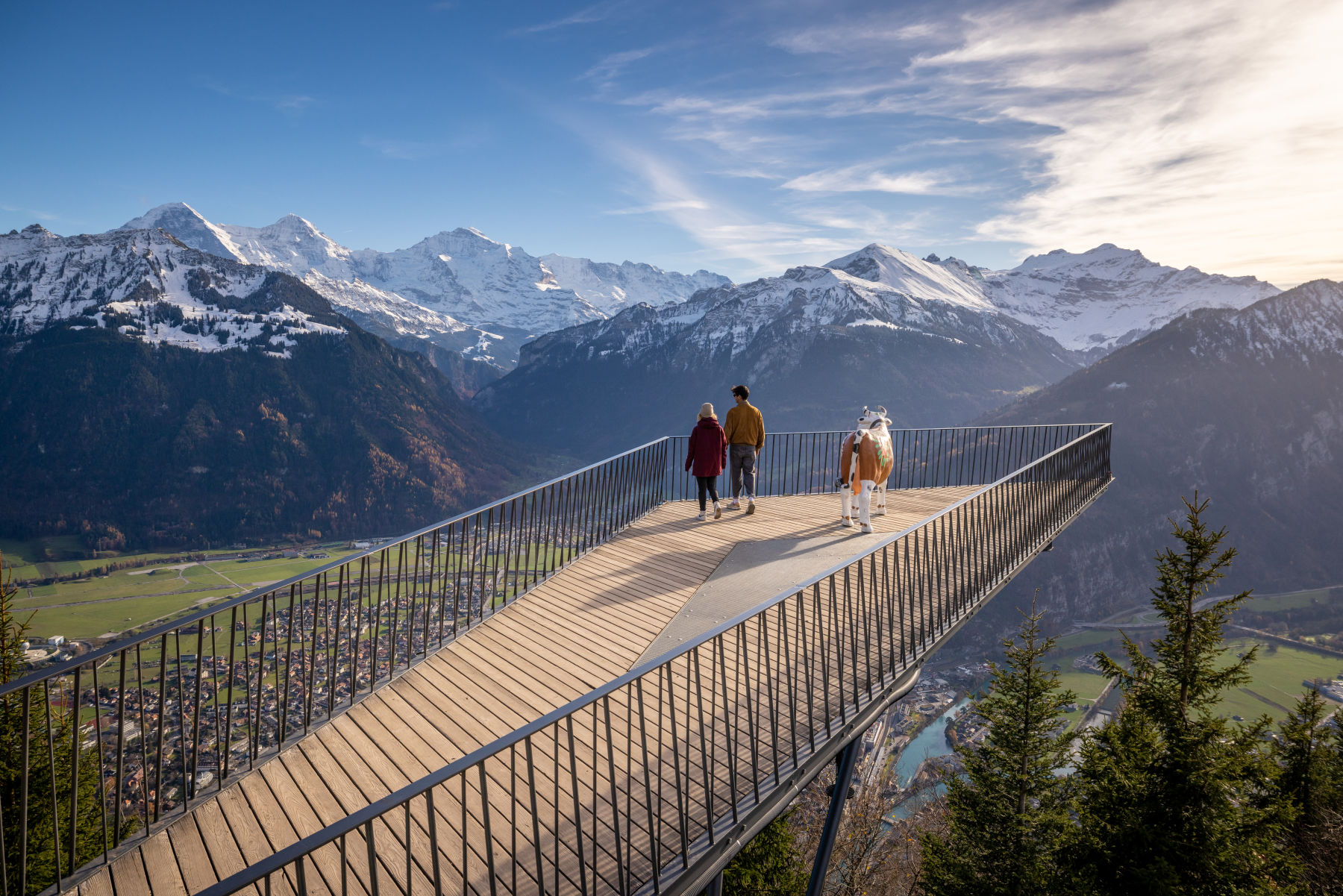 Harder Kulm - Top of Interlaken Funicular Ticket 