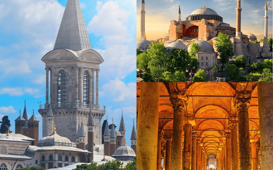 Hagia Sophia + Basilica Cistern + Topkapi Palace Tickets & Audio Guides