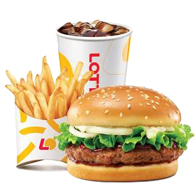 Breakfast at the Lotteria (Teri burger Set : Beef Only). ※ Since this is a complimentary breakfast service, ALL customers MUST arrive to the designated meeting point to receive this benefit. If not, unavailable to provide the service.