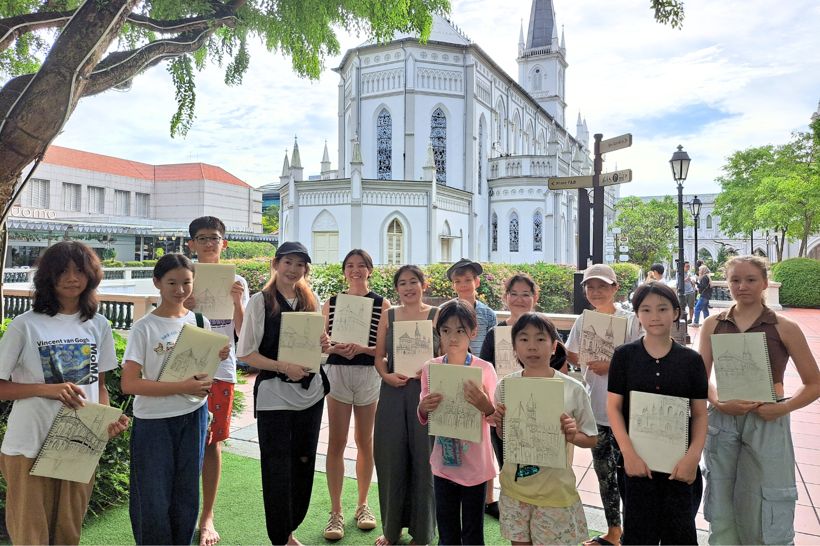 Urban Sketching Workshop in Singapore