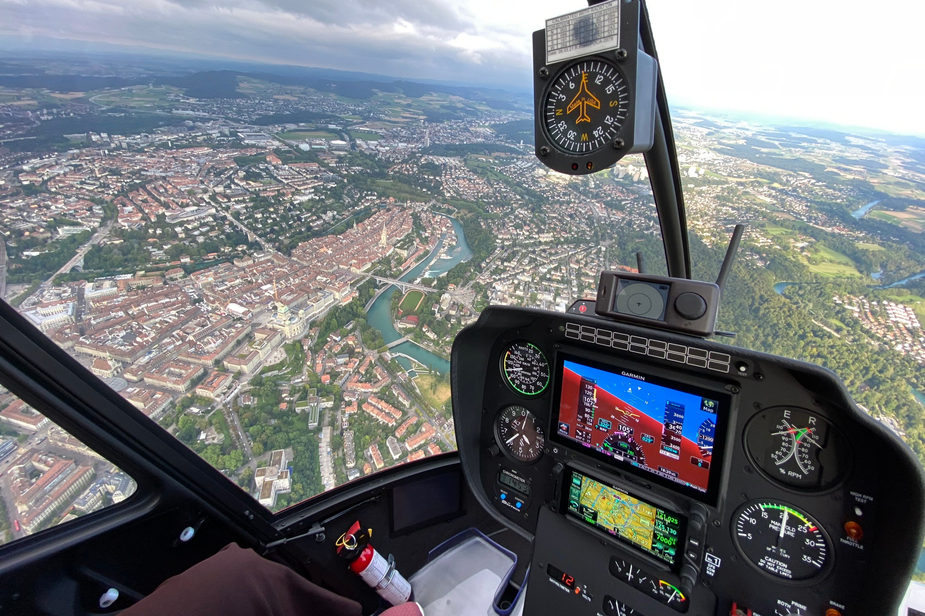 Capital City Private Helicopter Tour in Bern
