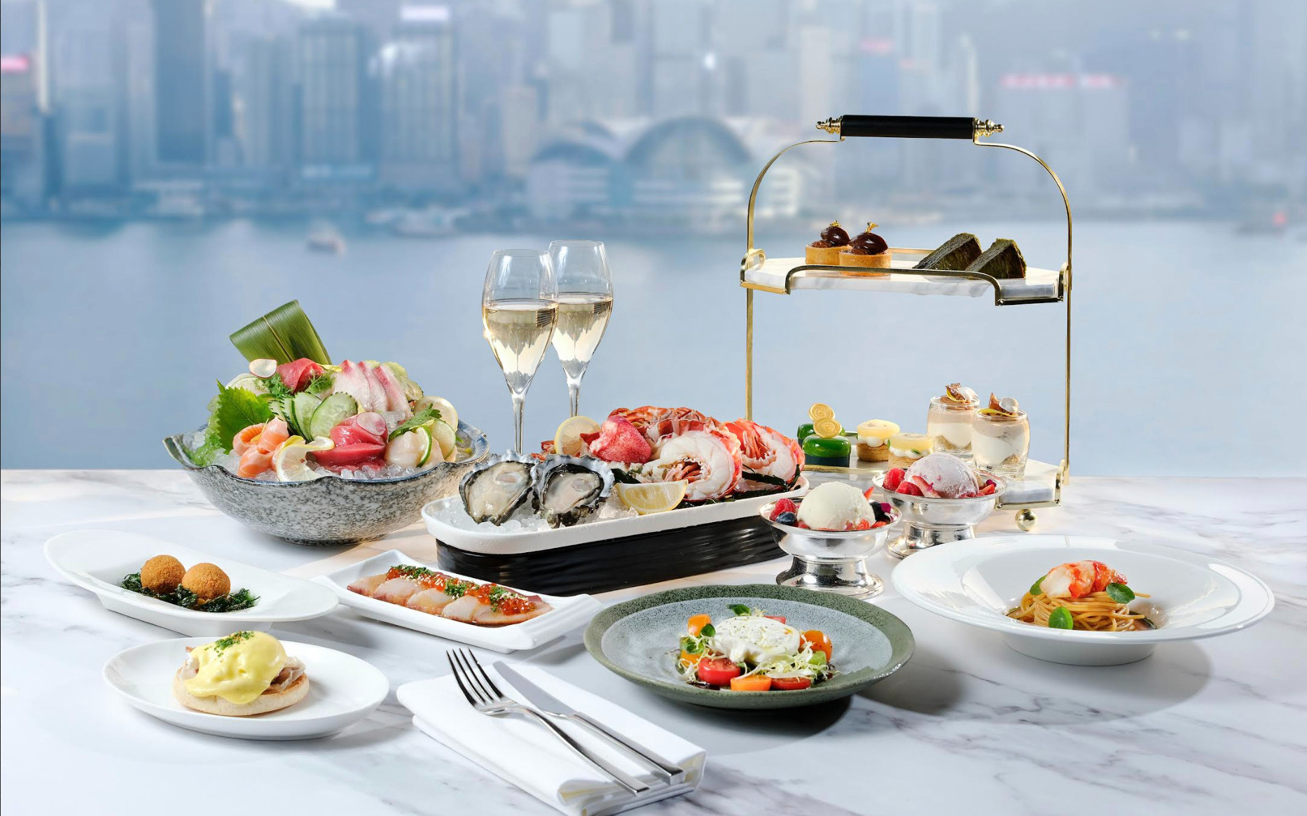 Sheraton Hong Kong Hotel & Towers | Oyster & Wine Bar | The Grand Sunday Brunch, Chef's Trio Collection