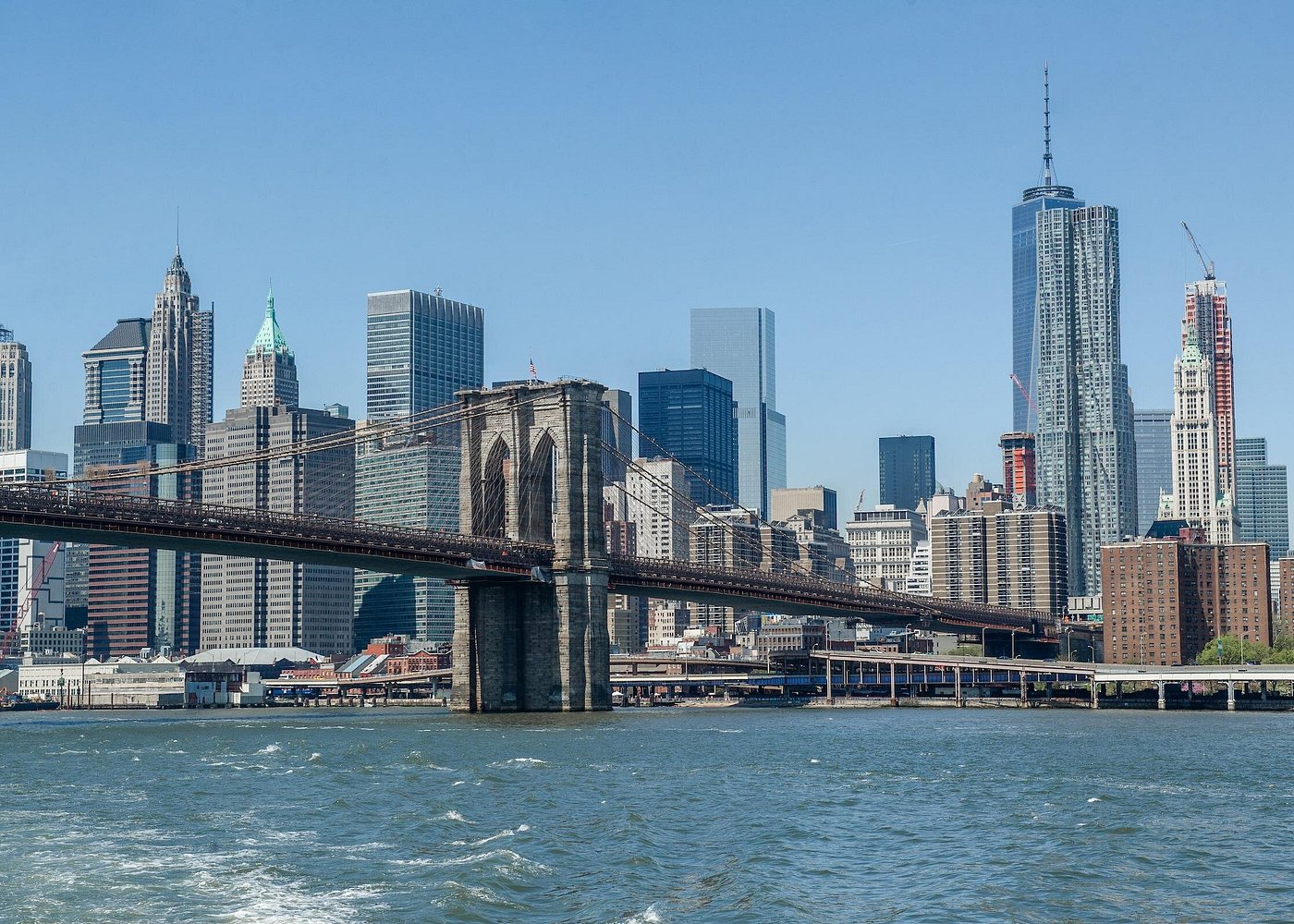 飽覽紐約天際線的壯麗景色，包含世界貿易中心一號大樓。