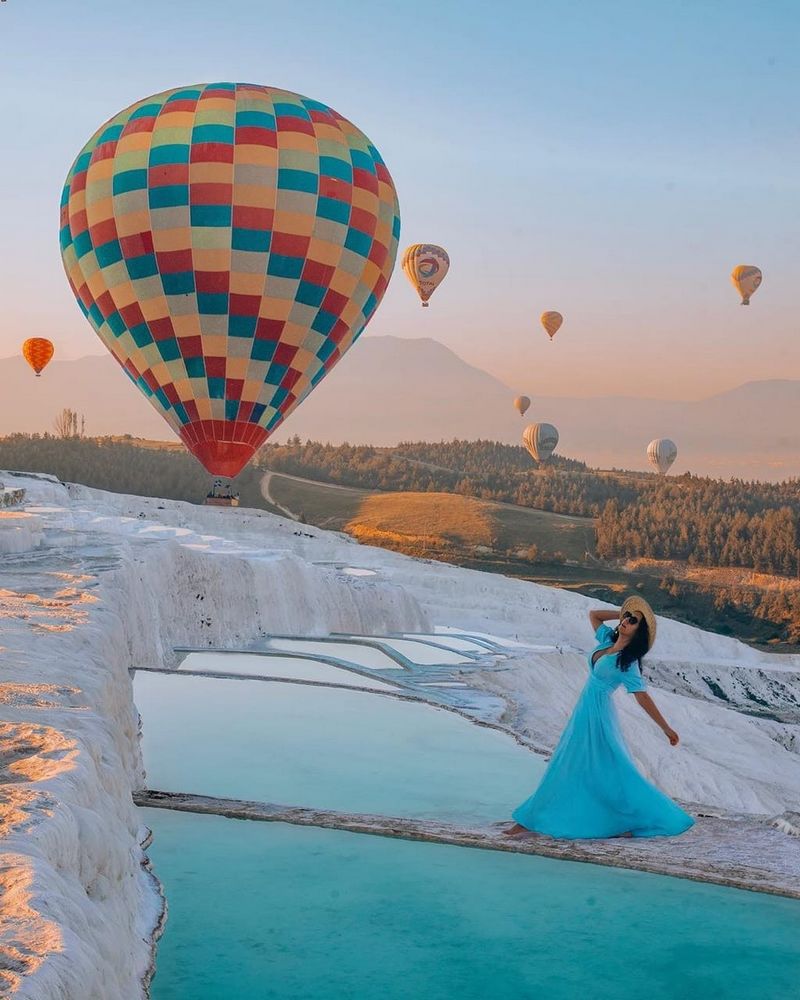 Hot Air Balloon Ride and Pamukkale Day Tour from Antalya