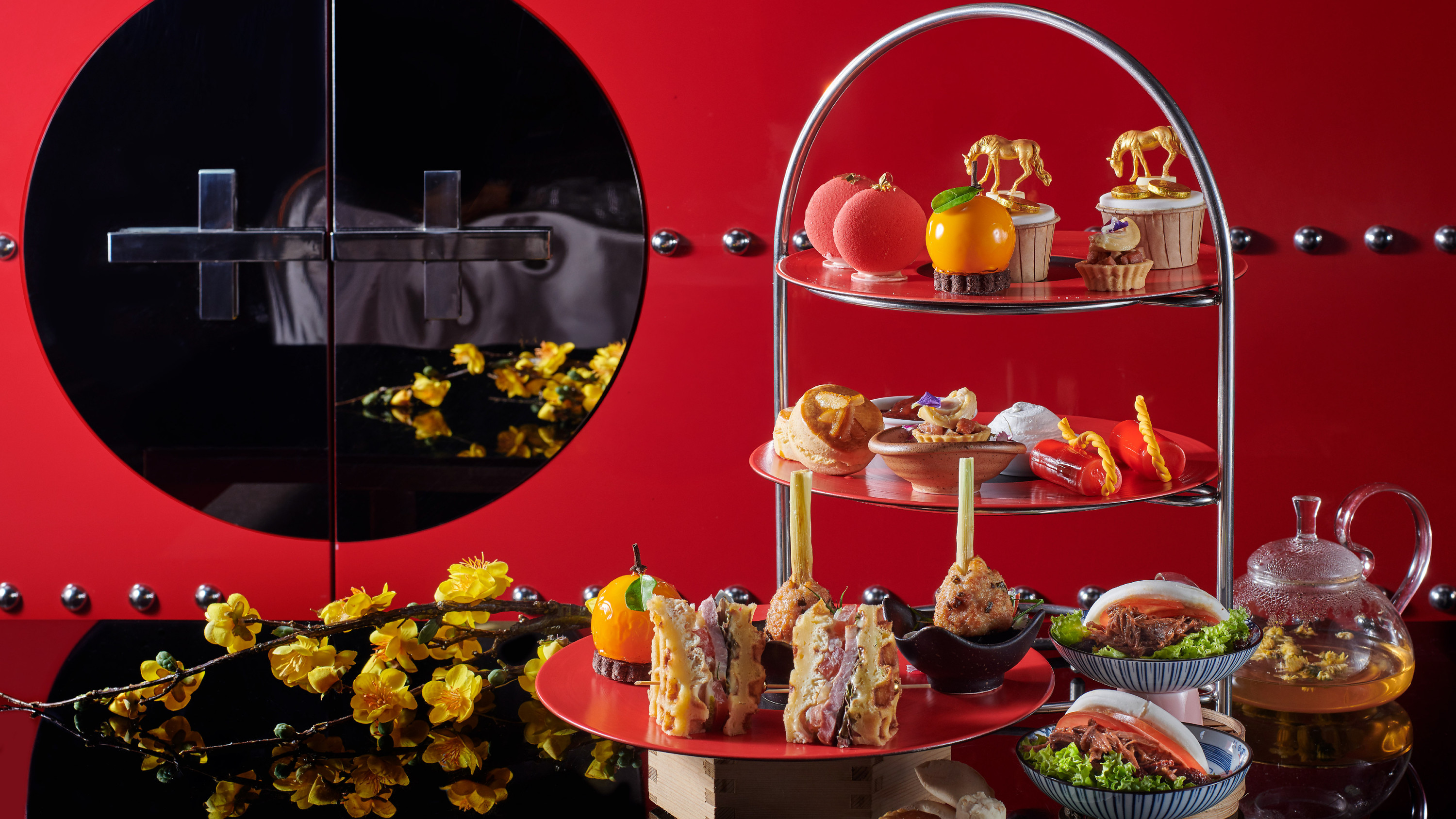 Pullman KLCC Hotel & Residences mehmonxonasidagi Sedap restorandagi mehmonxona ovqati