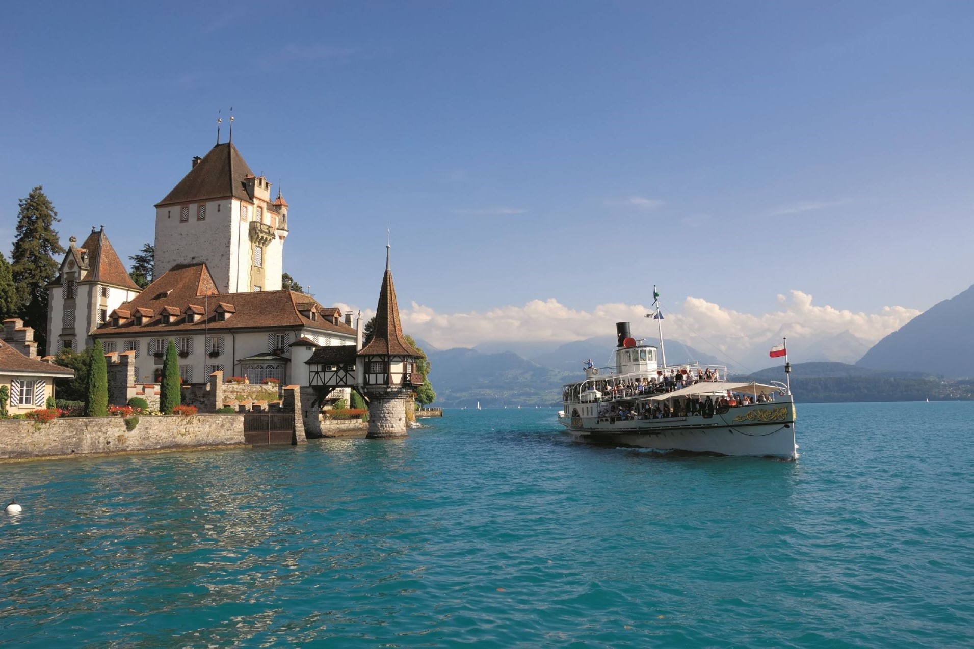 Interlaken and the Green Train of Swiss Alps from Milan