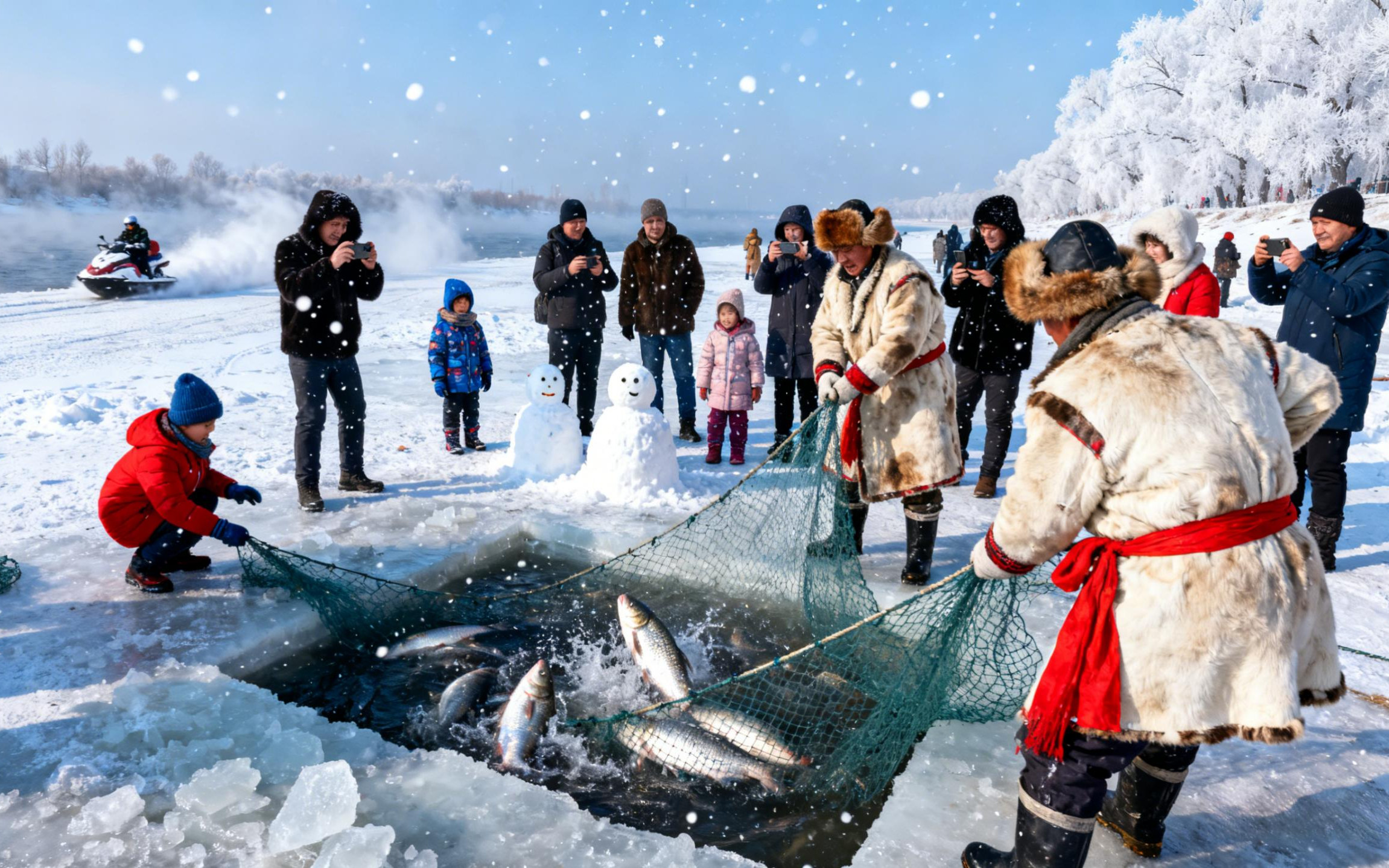Harbin Hulan River Half-Day Private Winter Fishing Tour