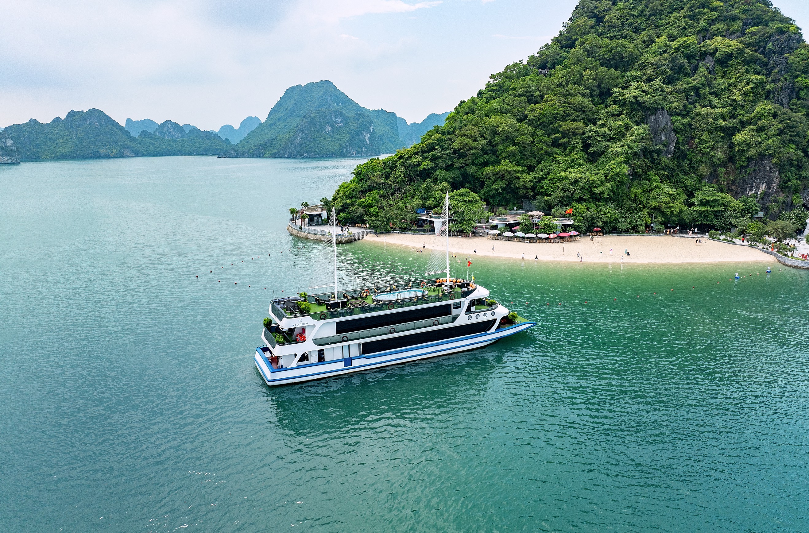 [Route 2] Ha Long Bay Day Tour by 5 Stars Maia Cruise