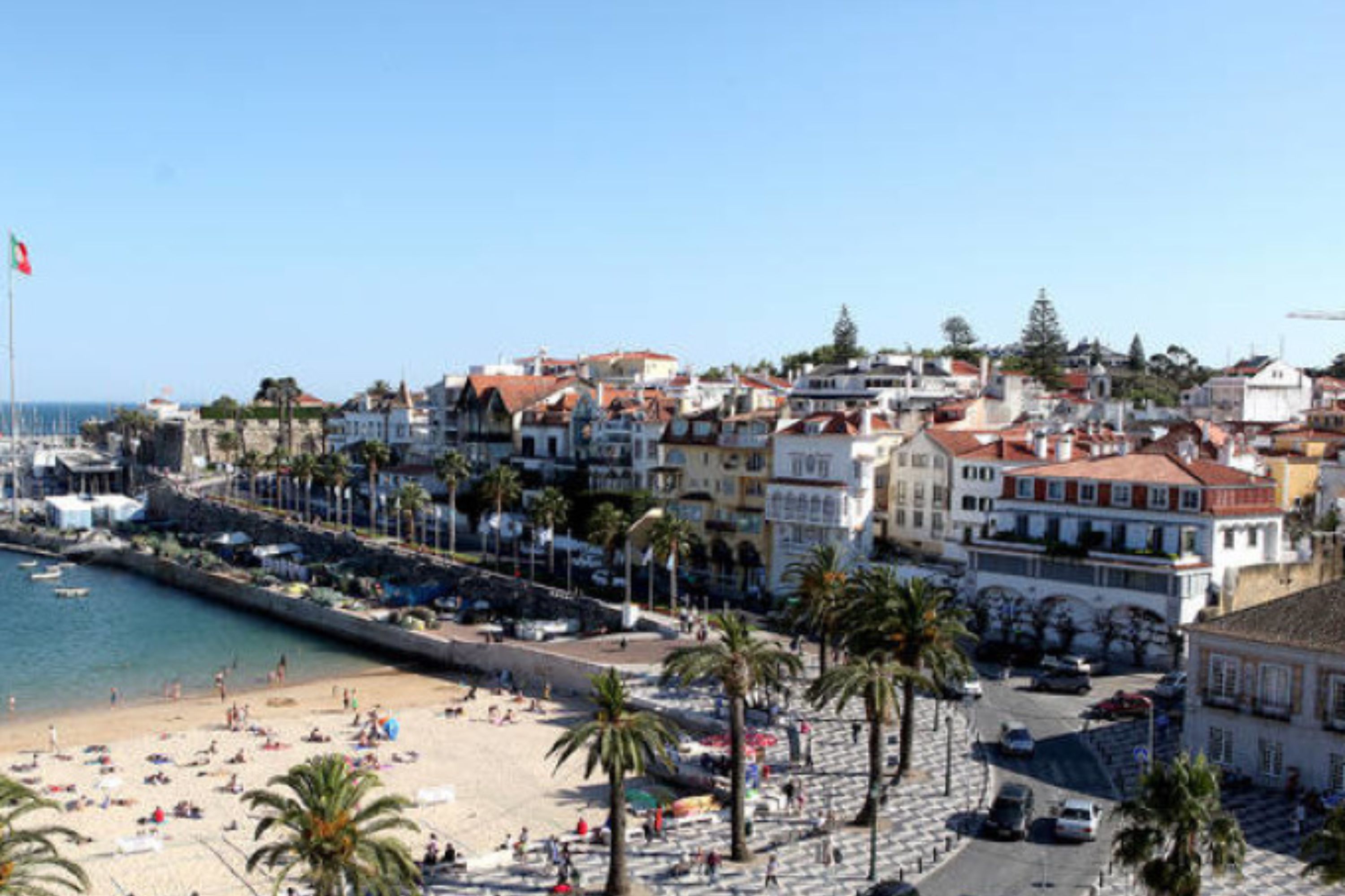 Enjoy the laid-back atmosphere of Cascais, a vibrant city by the sea, with its bustling streets and charming cafes