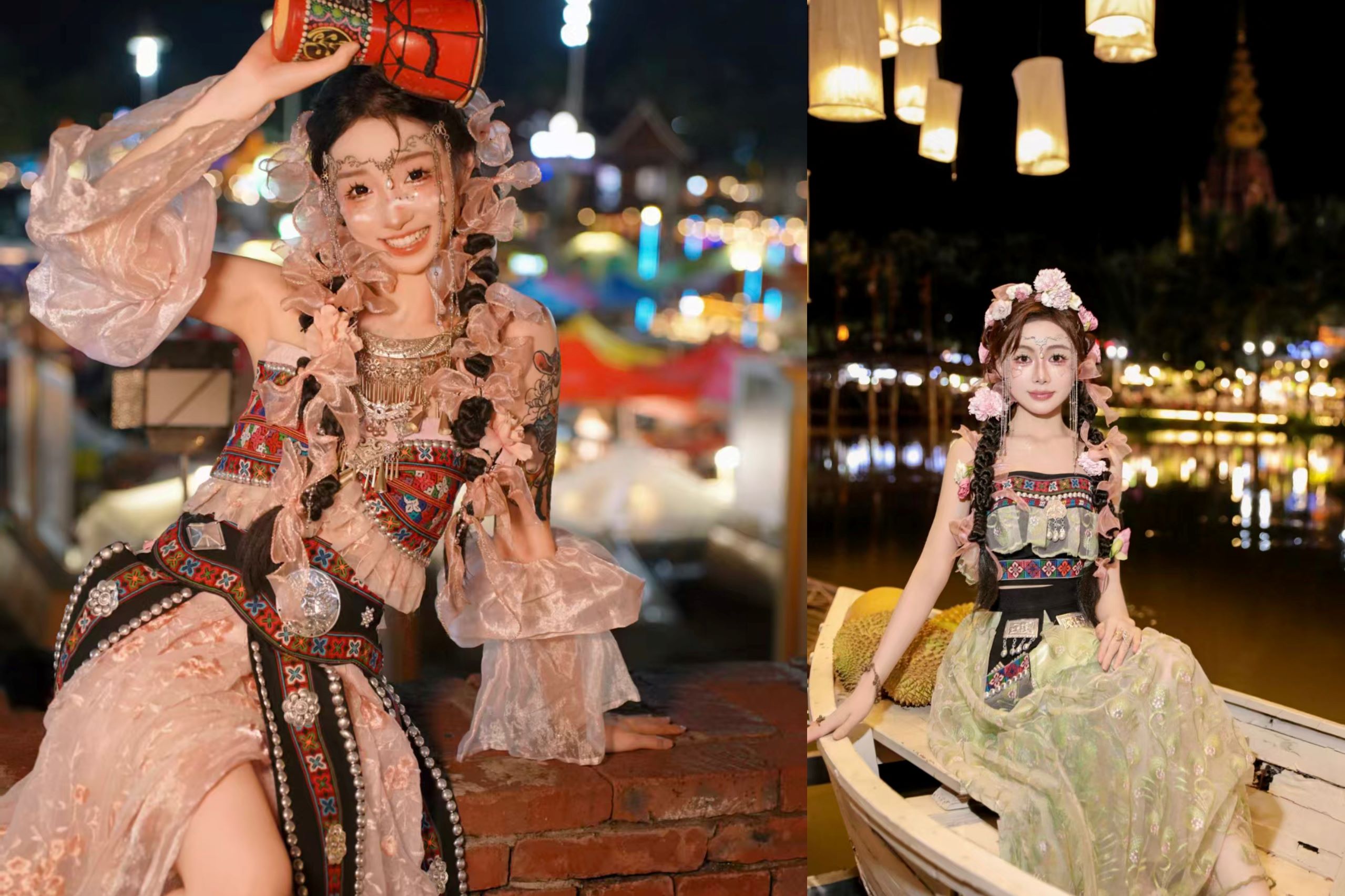 高清鏡頭下質感抗打,服裝的刺繡光澤、配飾的精緻紋路、妝容的細膩質感都清晰呈現 高清鏡頭下質感抗打,服裝的刺繡光澤、配飾的精緻紋路、妝容的細膩質感都清晰呈現