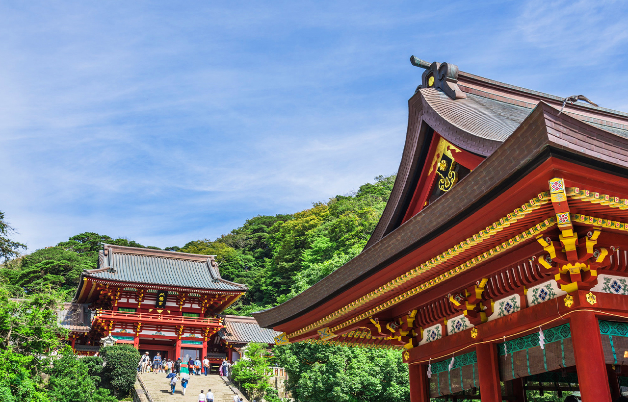 鎌倉大佛&江之電體驗&鎌倉高中&鶴岡八幡宮
