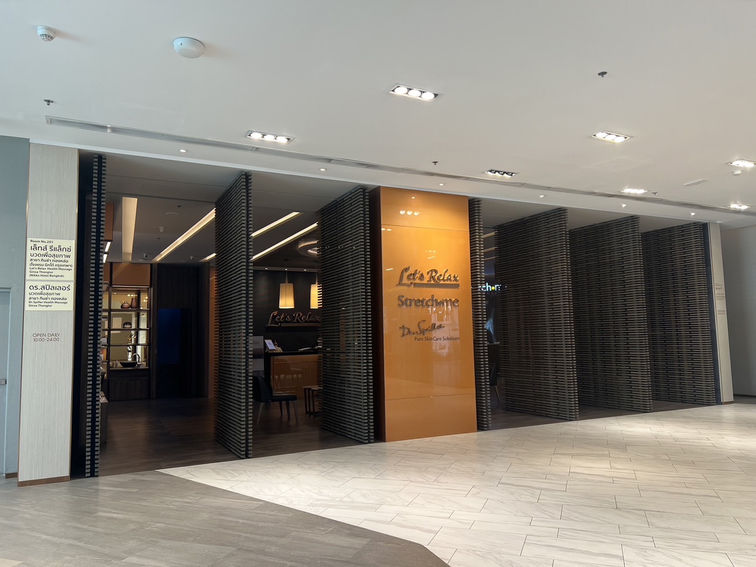 Dr. Spiller Pure Skin Care Solutions at Ginza Thonglor in Bangkok