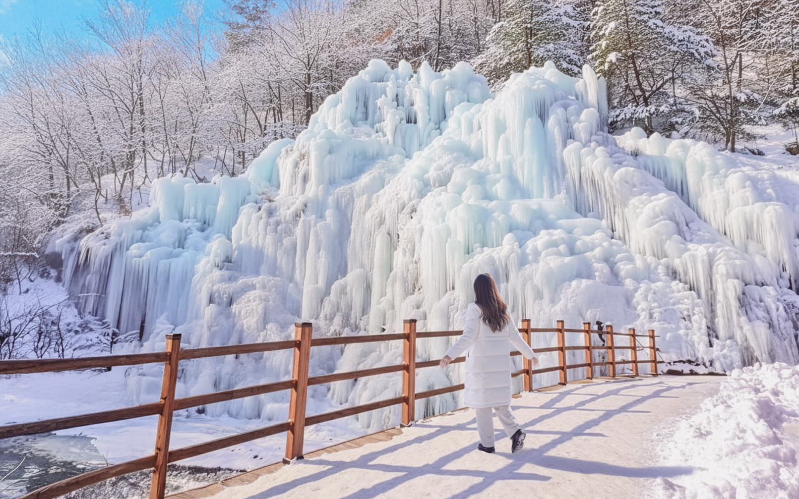 Seoul Eobi Ice Valley & Nami Island Winter Day Tour