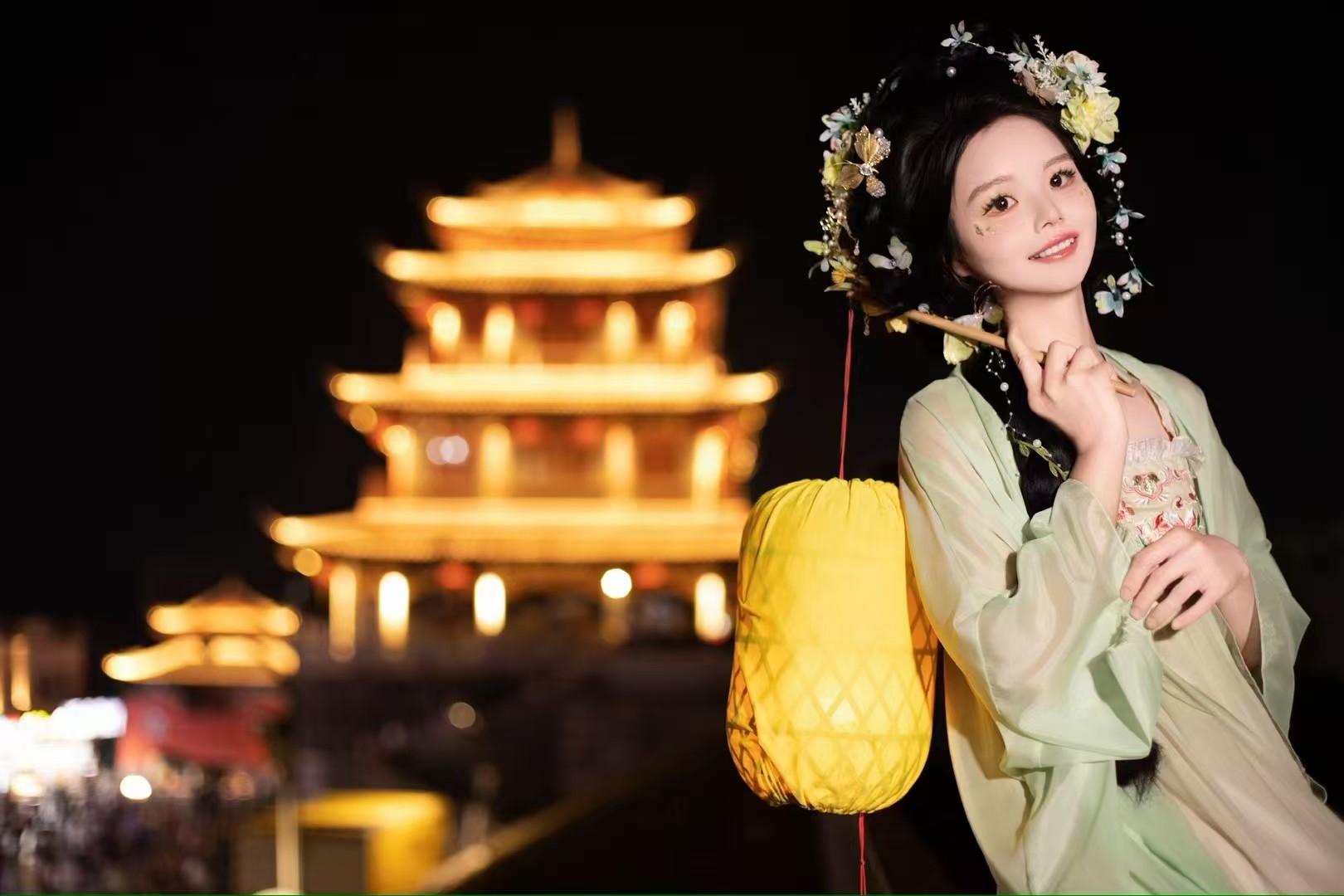 一簪入鬢，一幀入夢：在途時光簪花古風旅拍，遇見另一個自己