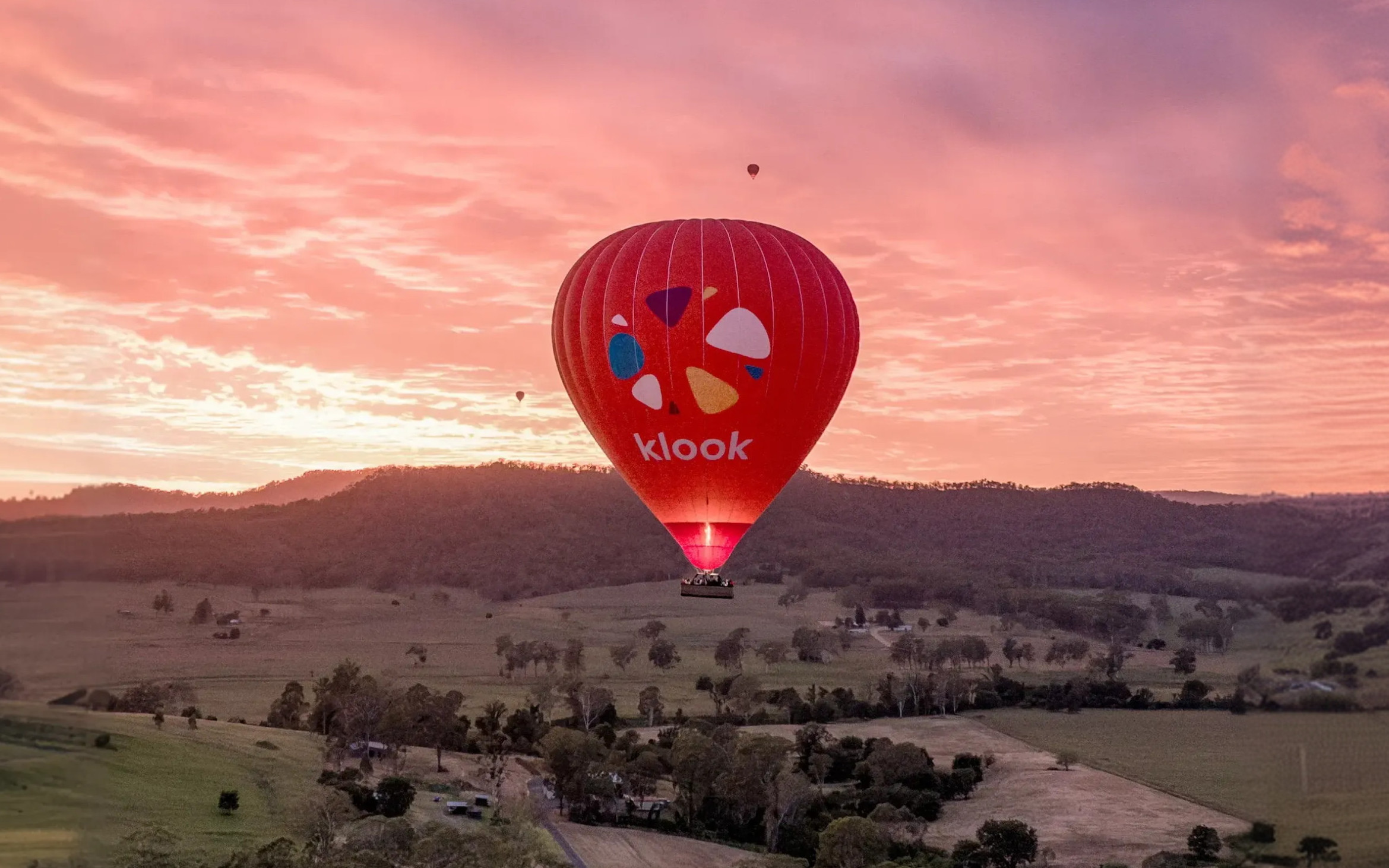 Klook Gold Coast Hot Air Balloon Experience with Sparkling Wine