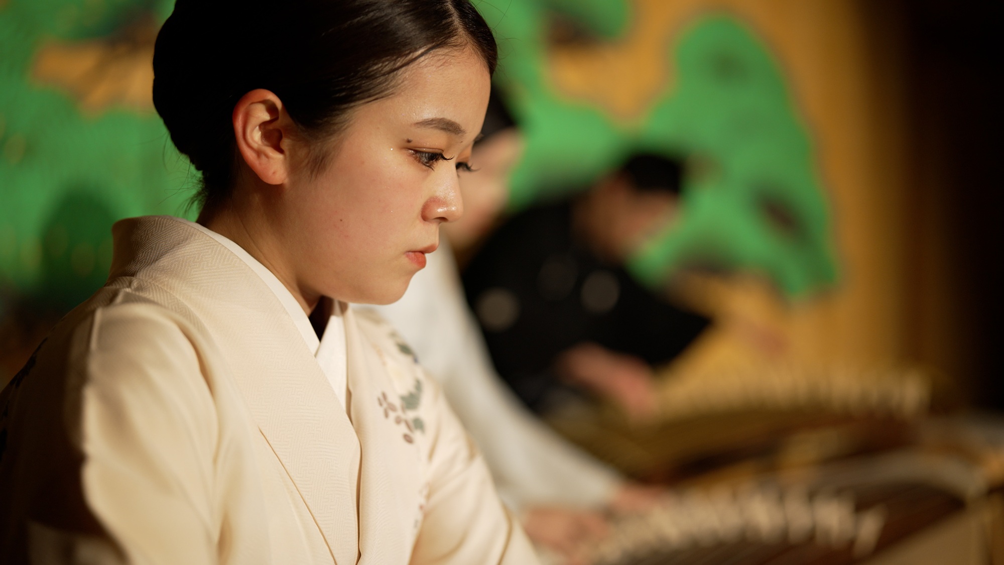 Japanese traditional music show & Kabuki Costume Photo