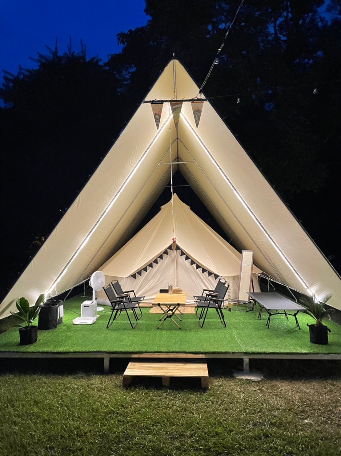 Taichung Camping | ㄡ Bear Bear Camping Area | Luxurious Glamping Experience