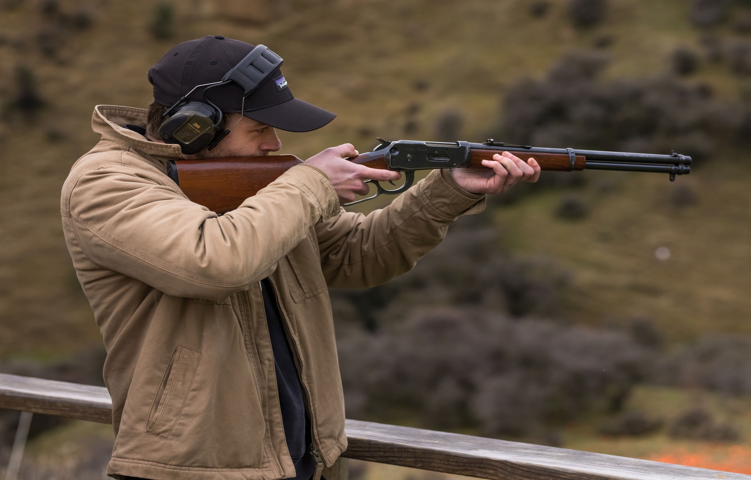 Lever action rifle