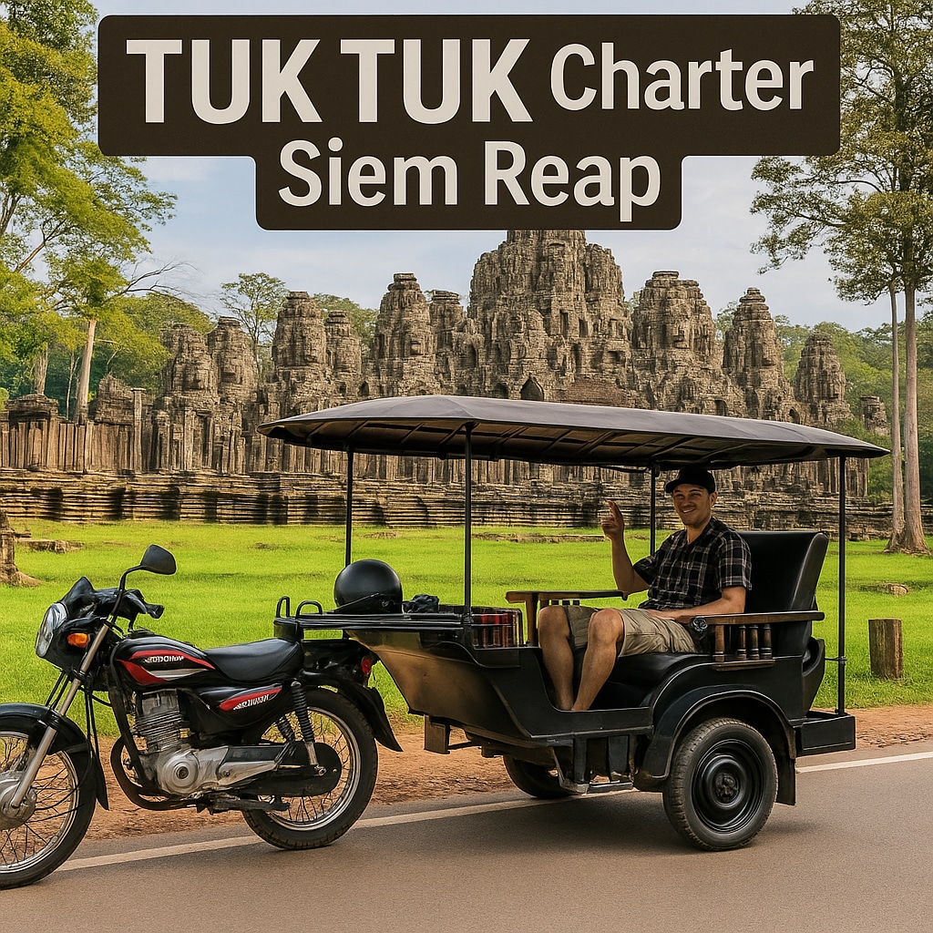 暹粒Tuk-Tuk嘟嘟車私人包車