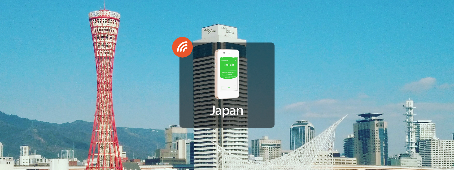 日本 4G WiFi 分享器（印尼機場領取）
