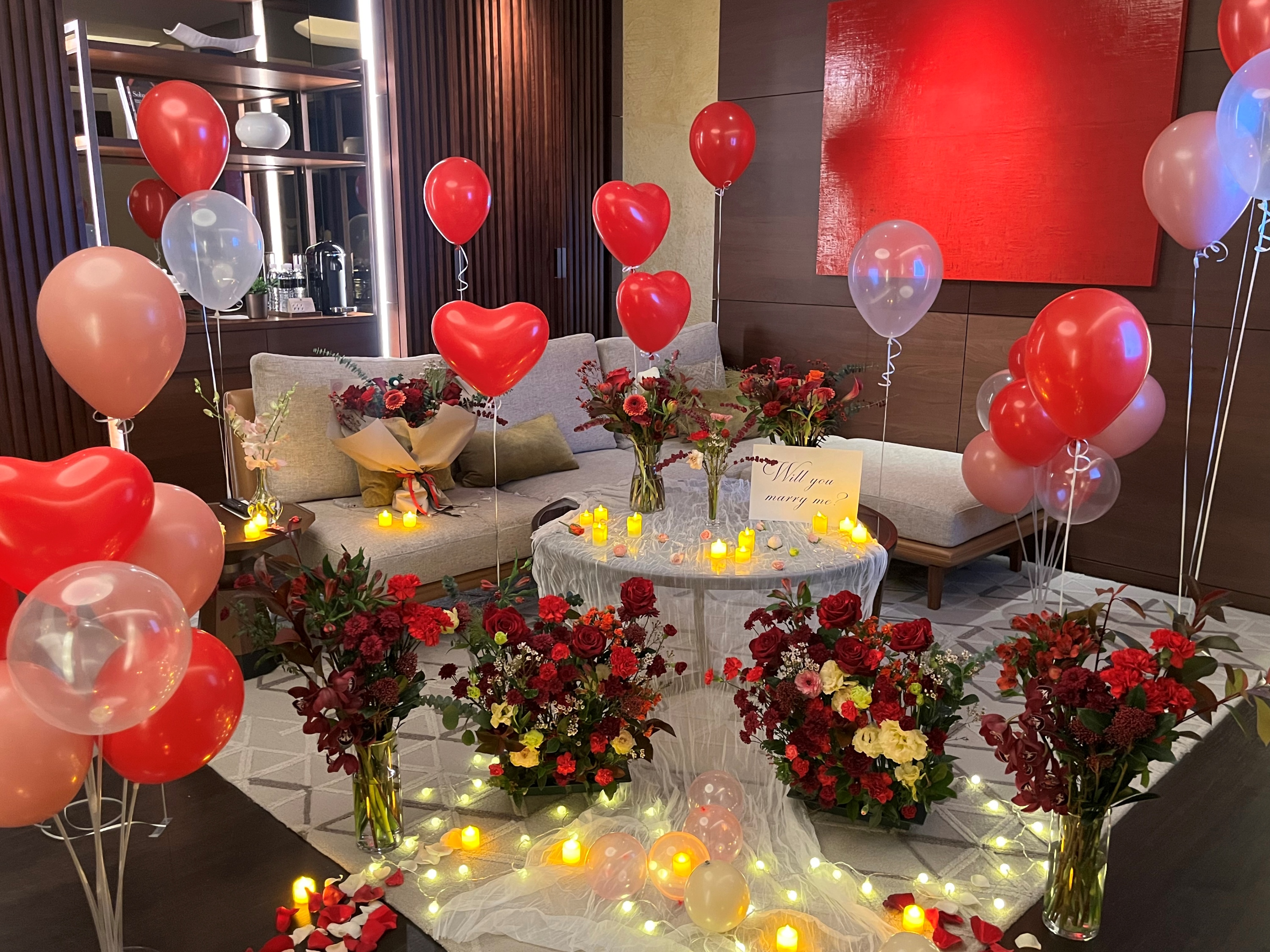 K-Drama Style Romantic Proposal Setup