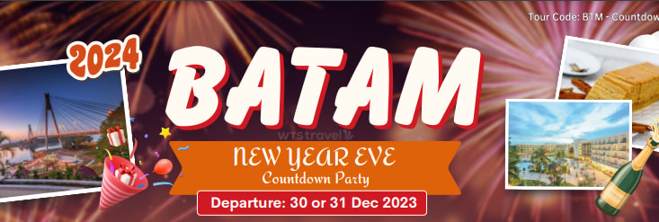 【New Year's Eve Countdown Special】Batam Staycation Tour