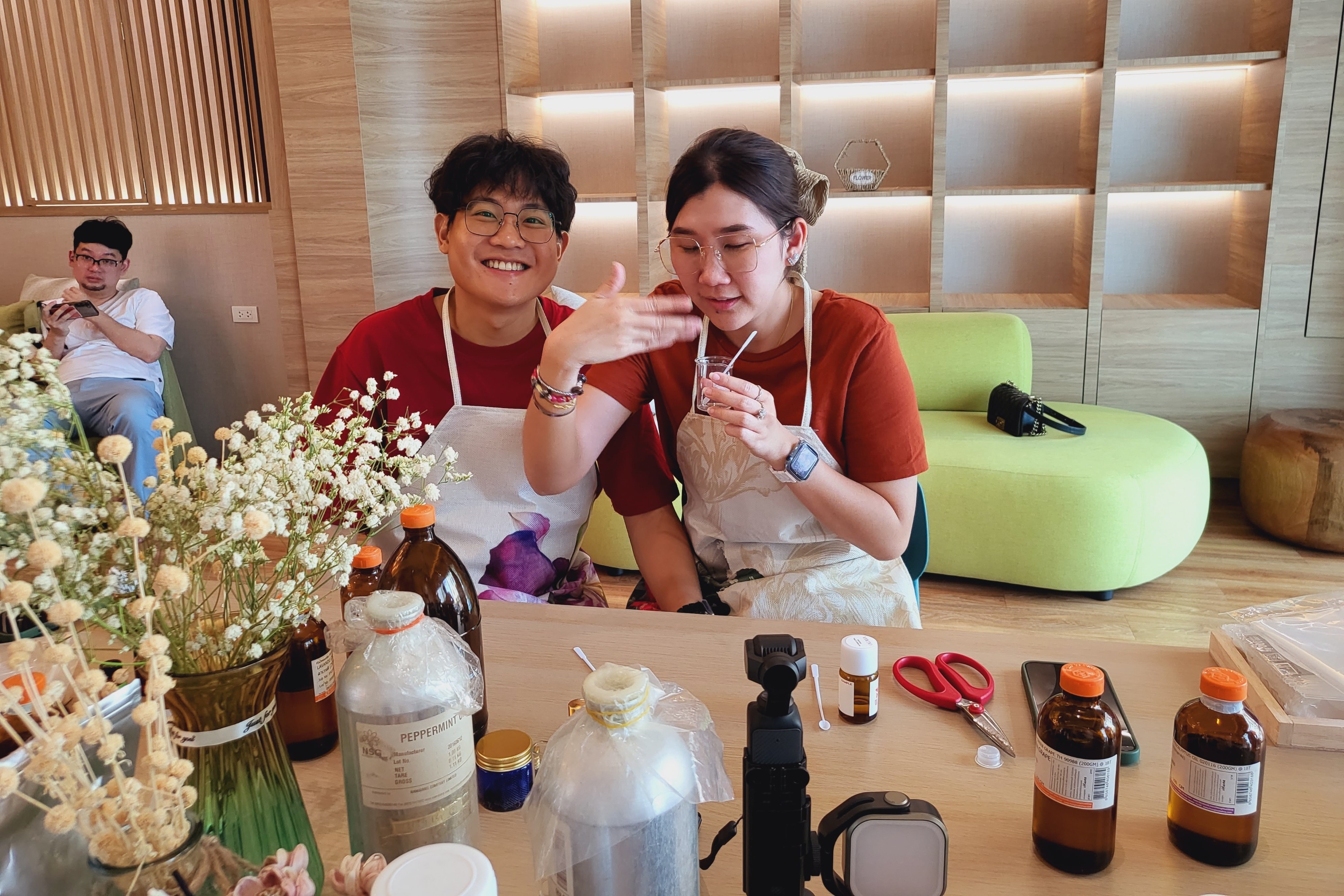 曼谷傳統泰式草藥鼻通（Yadom）和香薰擴香器工作坊
