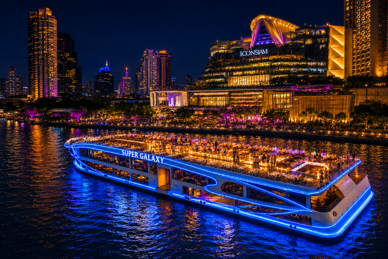 Super Galaxy Dinner Cruise in Bangkok