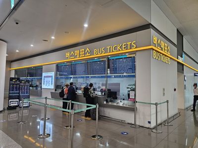 Ticket booth Incheon International Airport Terminal 2, B1F, West Side Bus Ticket Office