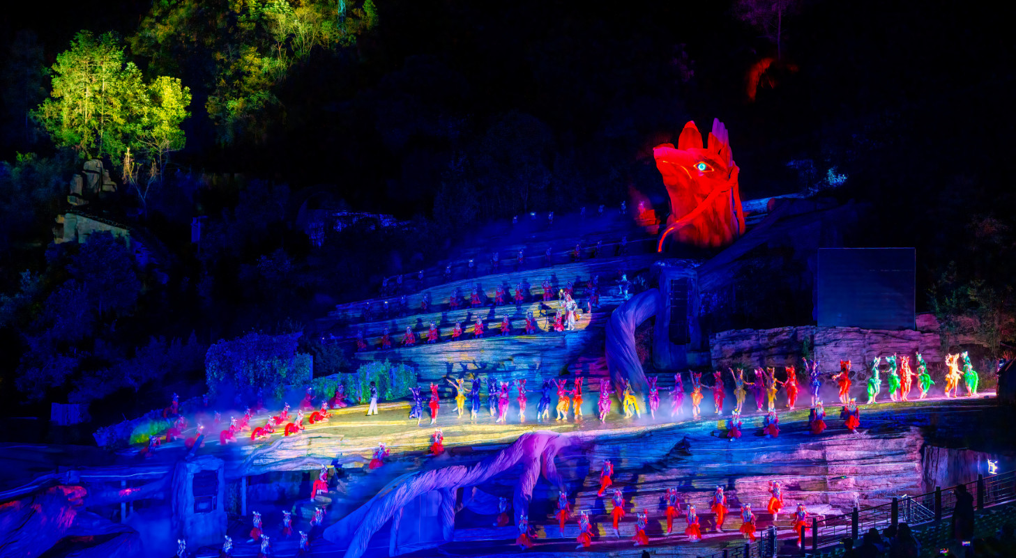 "Tianmen Fox Fairy" Show + Private Car Round-Trip Transfer 