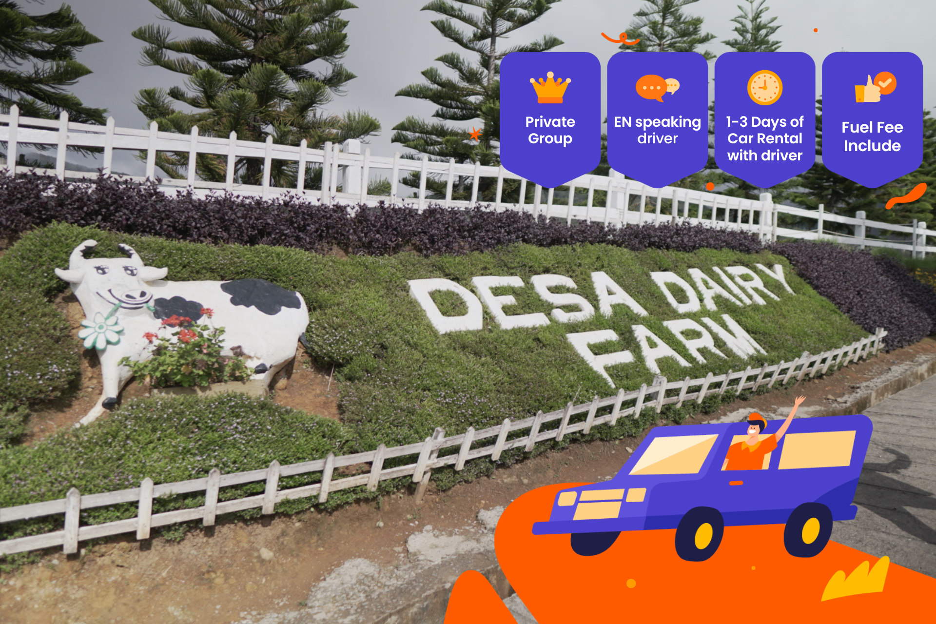 Kota Kinabalu and Outskirts Private Car Charter