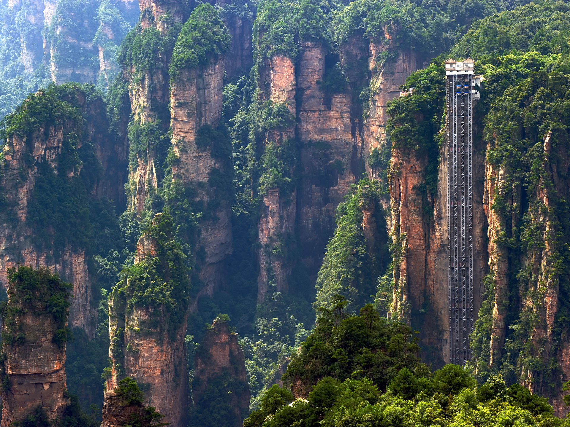 張家界國家森林公園
奇峰秘境:《阿凡達》“哈利路亞山” 原型地,3000 根石英峰林拔地而起,迷魂臺俯瞰如科幻大片。
極致體驗:百龍天梯 66 秒垂直攀升 326 米,瞬間從谷底躍至雲端;金鞭溪徒步遇獼猴,享天然氧吧清涼。
全景視角:黃石寨凌空觀景,天子山雲海漫過御筆峰,日出霞光映峰林如活水墨。 張家界國家森林公園
奇峰秘境:《阿凡達》“哈利路亞山” 原型地,3000 根石英峰林拔地而起,迷魂臺俯瞰如科幻大片。
極致體驗:百龍天梯 66 秒垂直攀升 326 米,瞬間從谷底躍至雲端;金鞭溪徒步遇獼猴,享天然氧吧清涼。
全景視角:黃石寨凌空觀景,天子山雲海漫過御筆峰,日出霞光映峰林如活水墨。