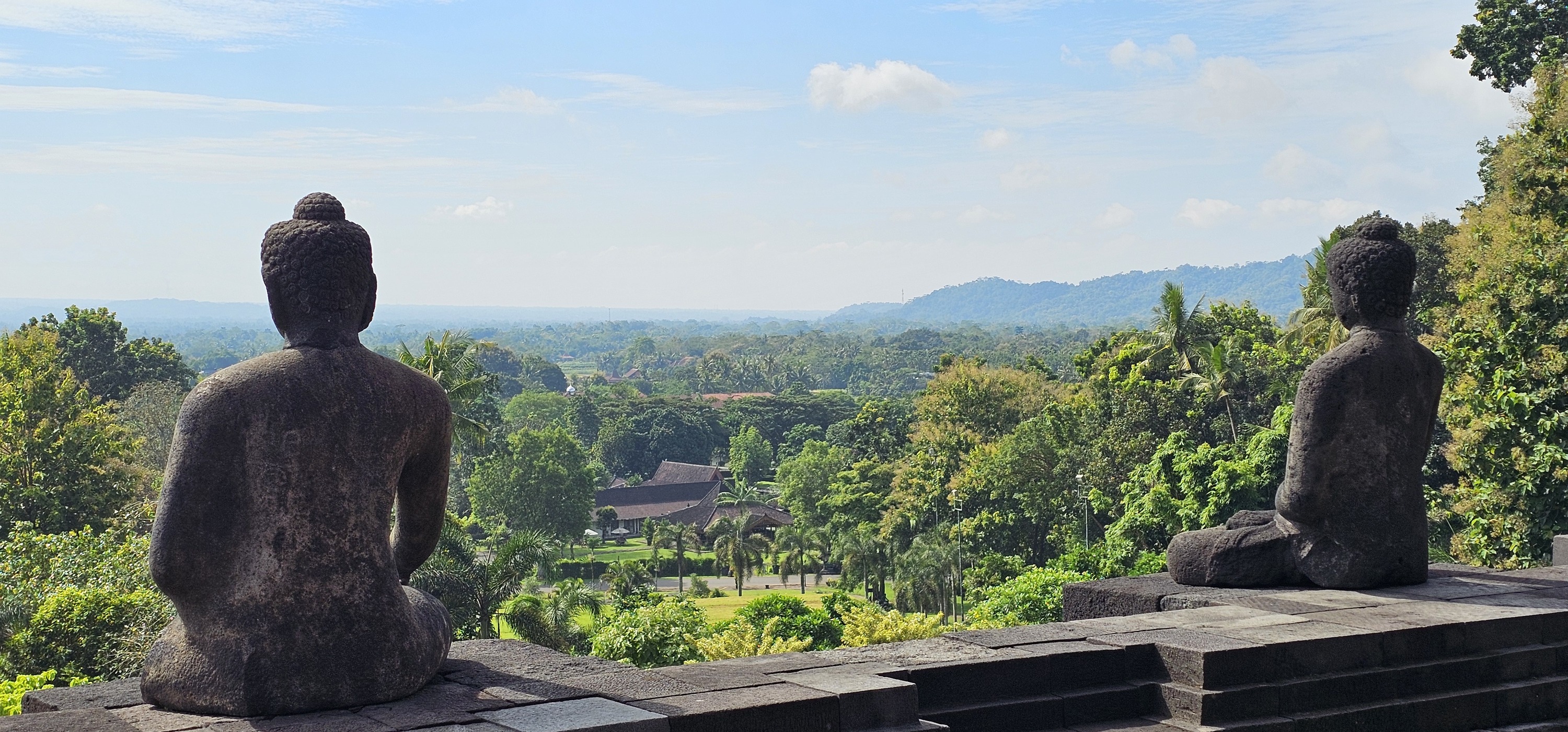 Buddha Statues at Borobudur Temple