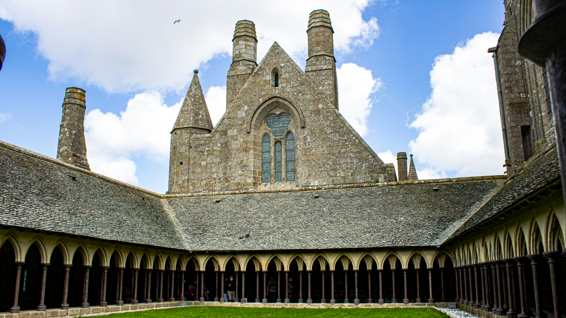 grounds of mont saint michel