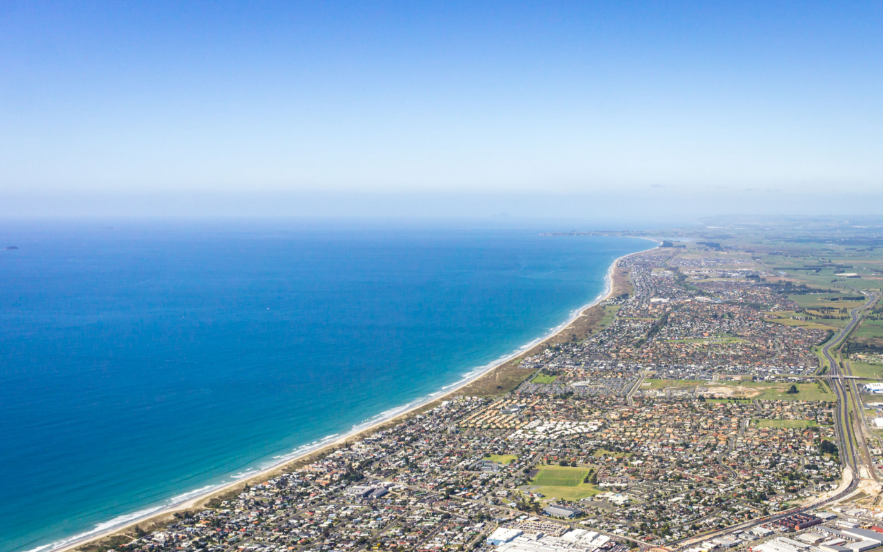Enjoy a breathtaking bird’s-eye view of the Bay of Plenty coastline