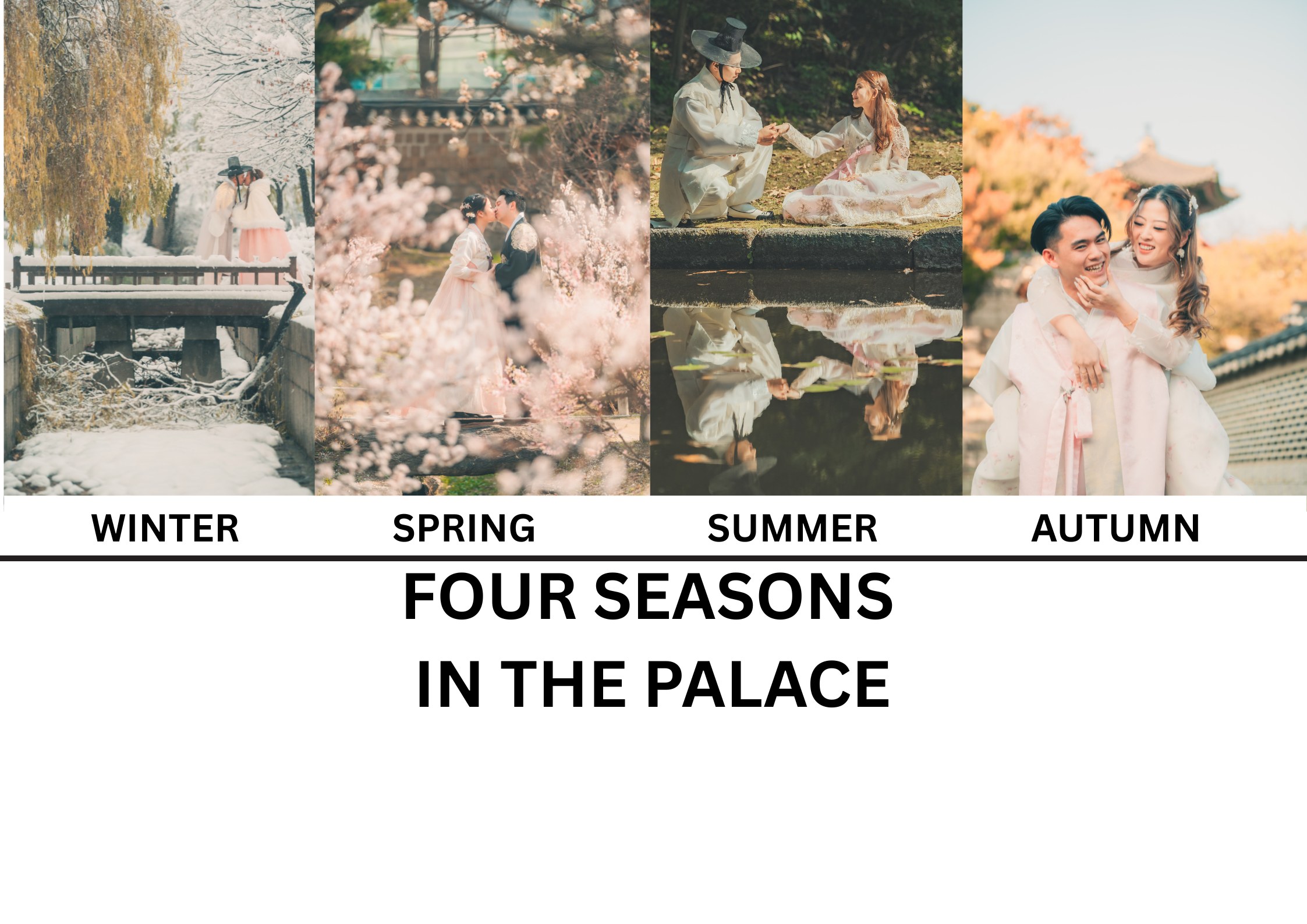 宮殿裡的四季——“每個季節,都是你完美的風景。”
擁抱首爾宮殿的全年之美,打造你將永遠珍藏的季節性回憶。 宮殿裡的四季——“每個季節,都是你完美的風景。”
擁抱首爾宮殿的全年之美,打造你將永遠珍藏的季節性回憶。