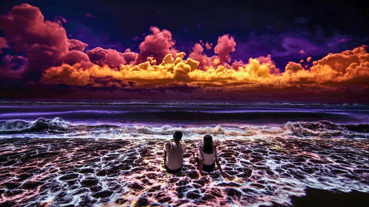 ARTE MUSEUM 江陵 - 韓國最具代表性的沉浸式媒體藝術殿堂之一。絕美造景彷彿走入仙境超好拍！