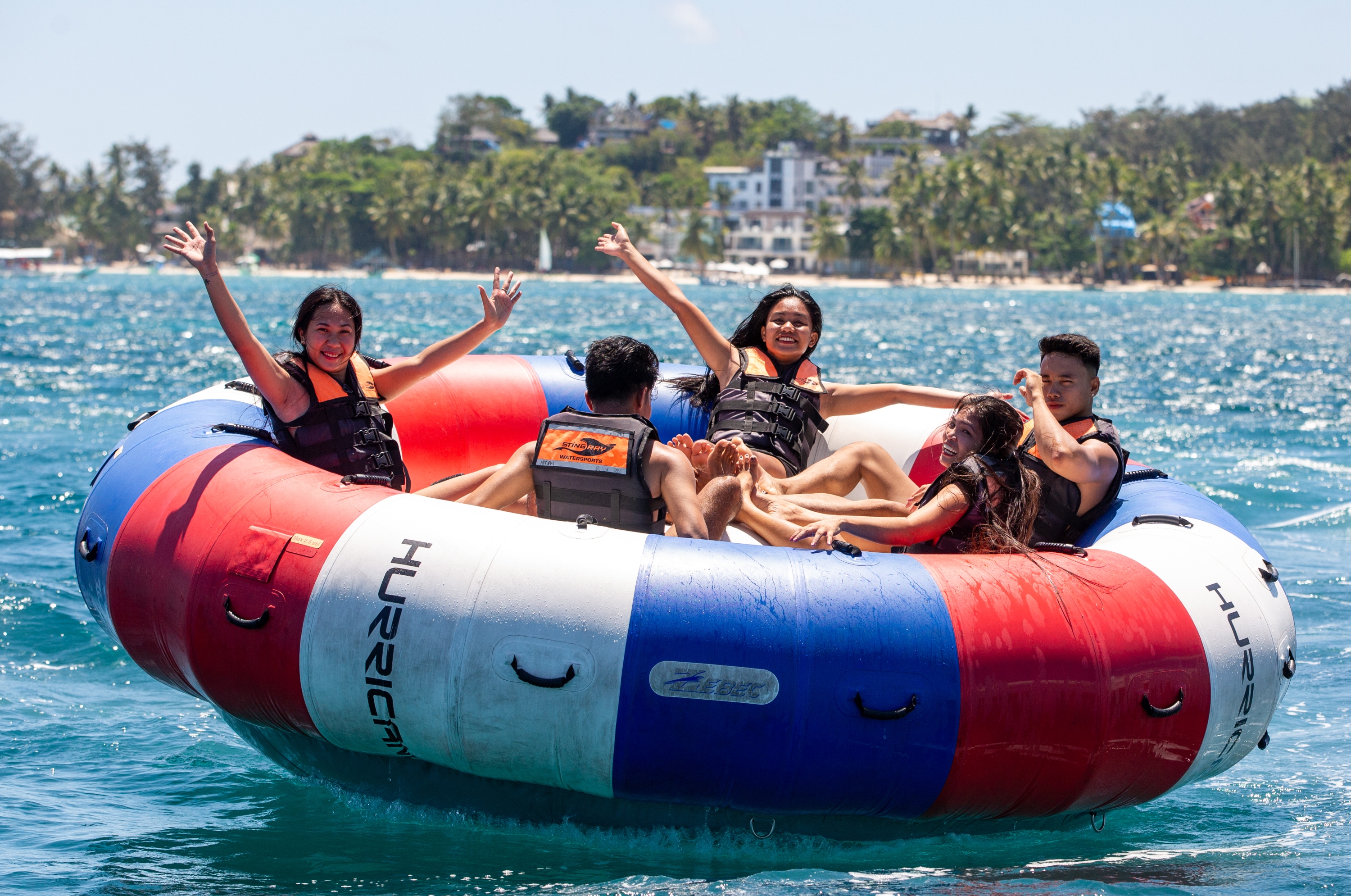 長灘島（Boracay）Hurricane Inflatable Experience