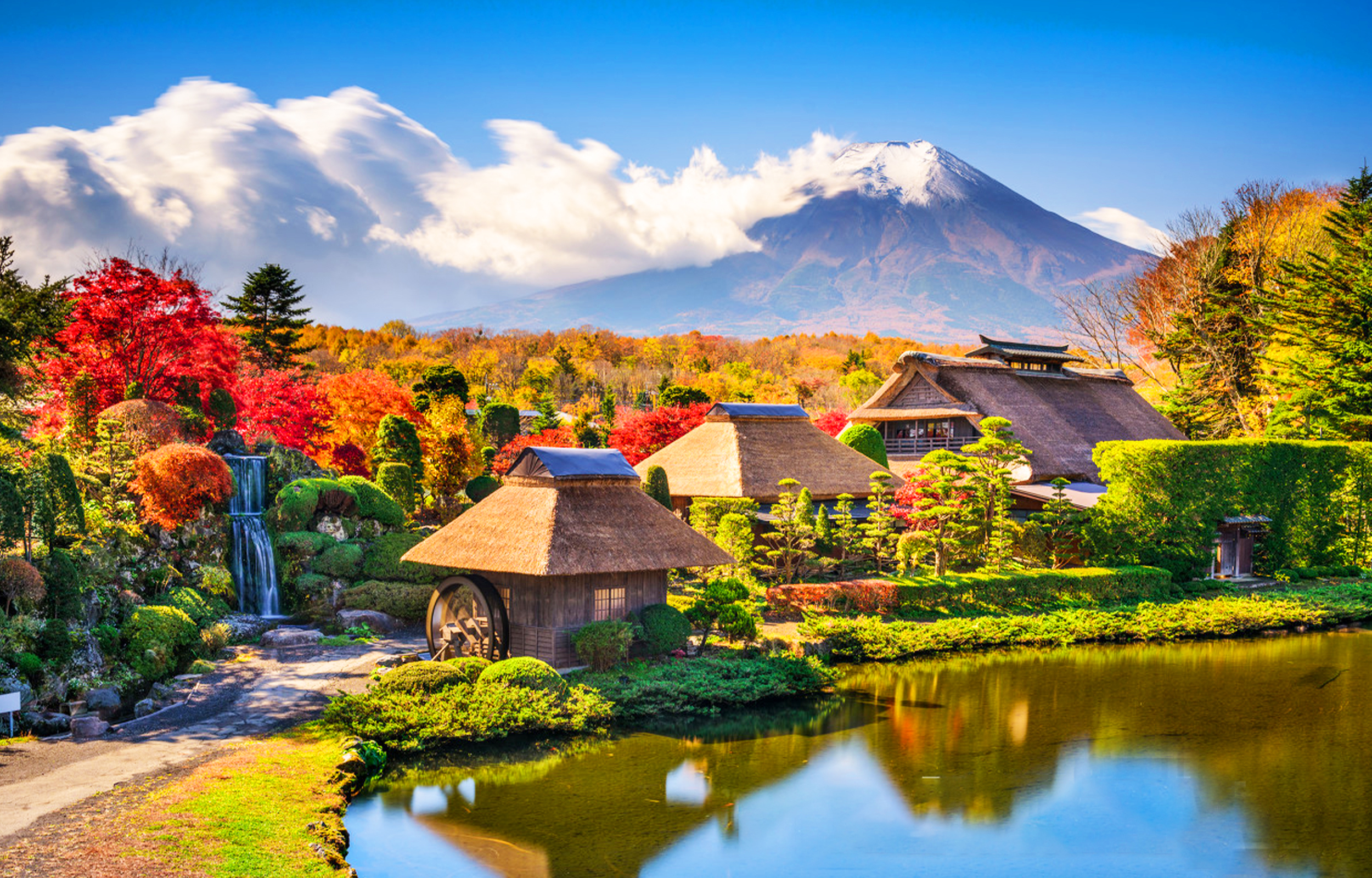 河口湖網紅全景Kachikachi山纜車&忍野八海&羅森便利店