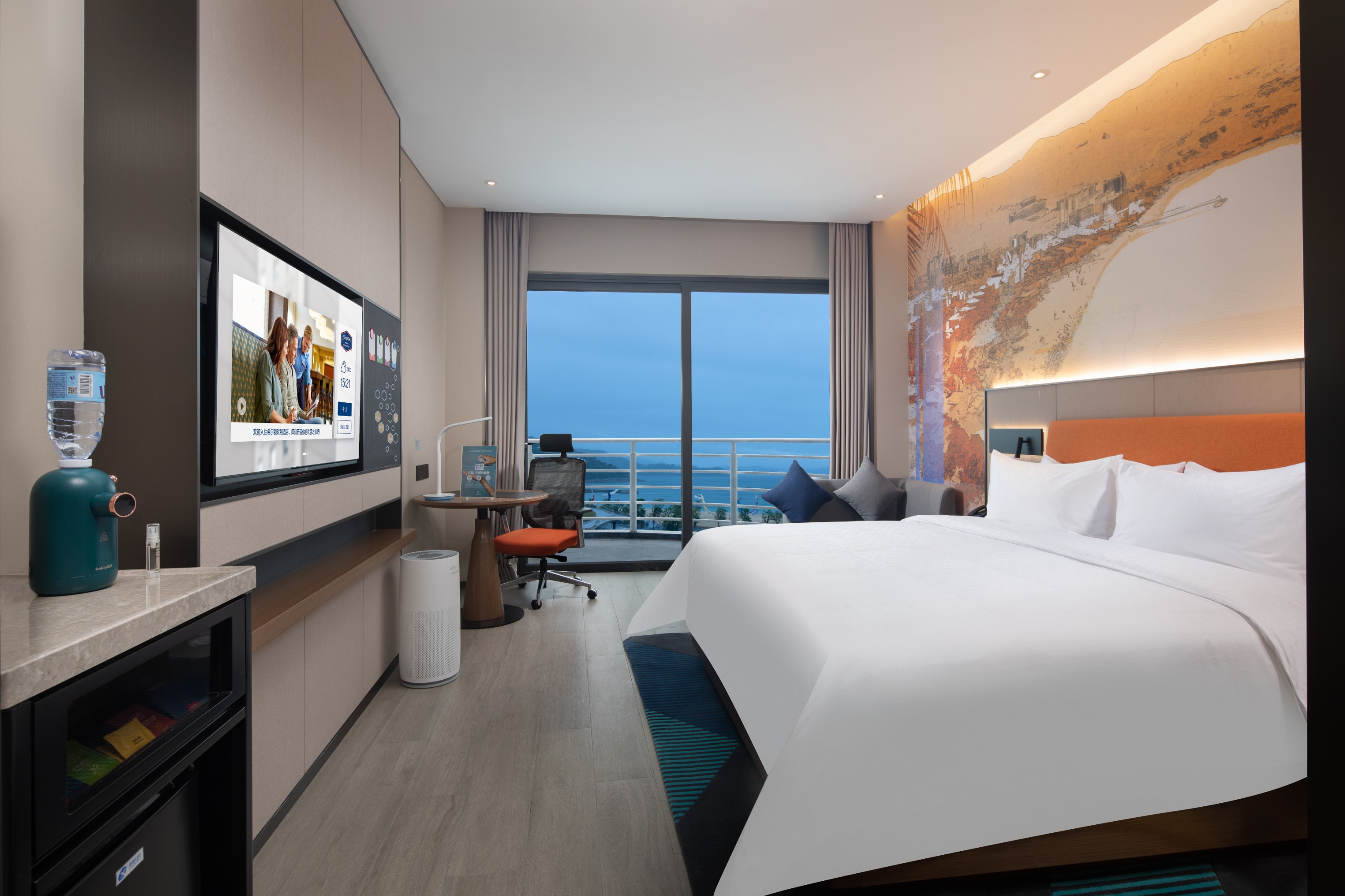 Deluxe sea view king bed room