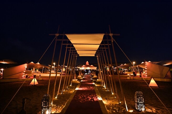 Evening at Desert Camp