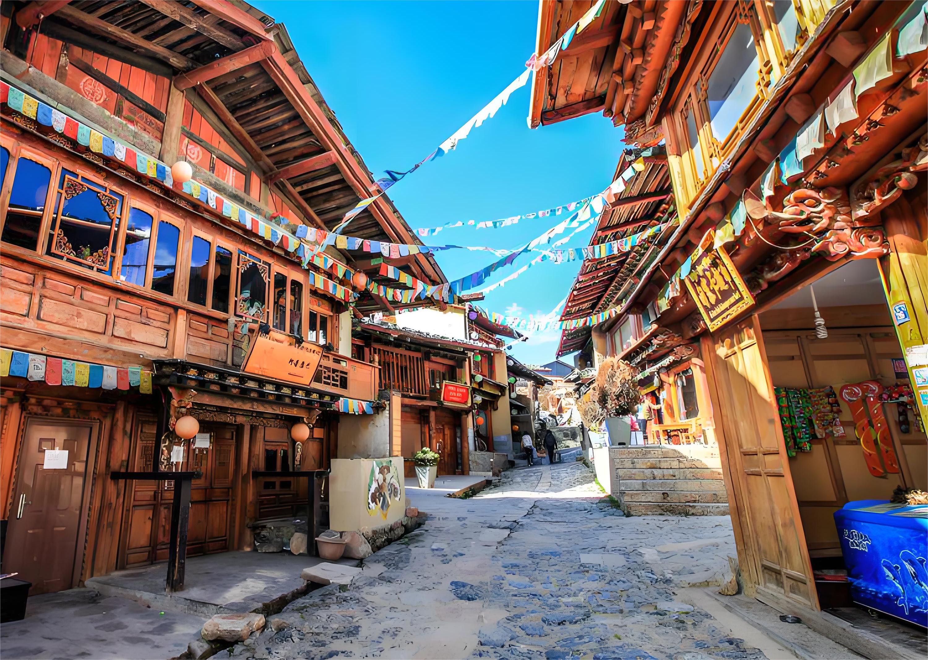 Lijiang to Shangri-La, Tiger Leaping Gorge, Dukezong Ancient City Private Small Group 1-Day Tour