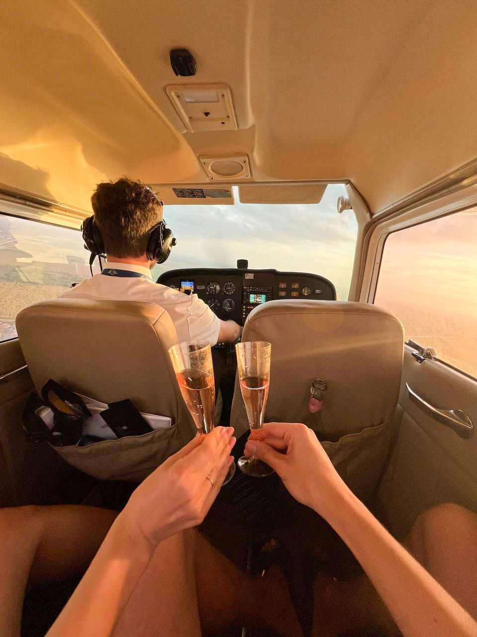 Miami Private Luxury Airplane Tour with Champagne